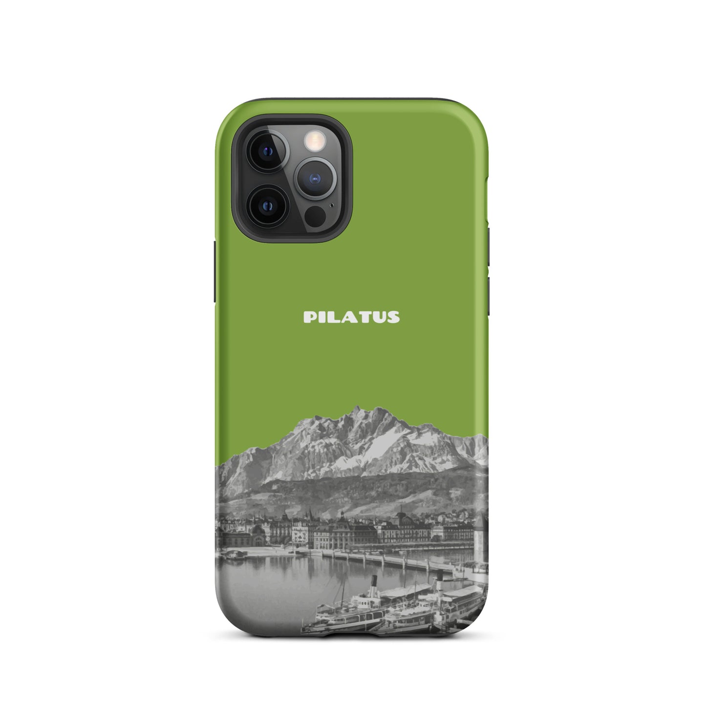 iPhone Case - Pilatus - Gelbgrün fuer Apple iPhone 12 Pro