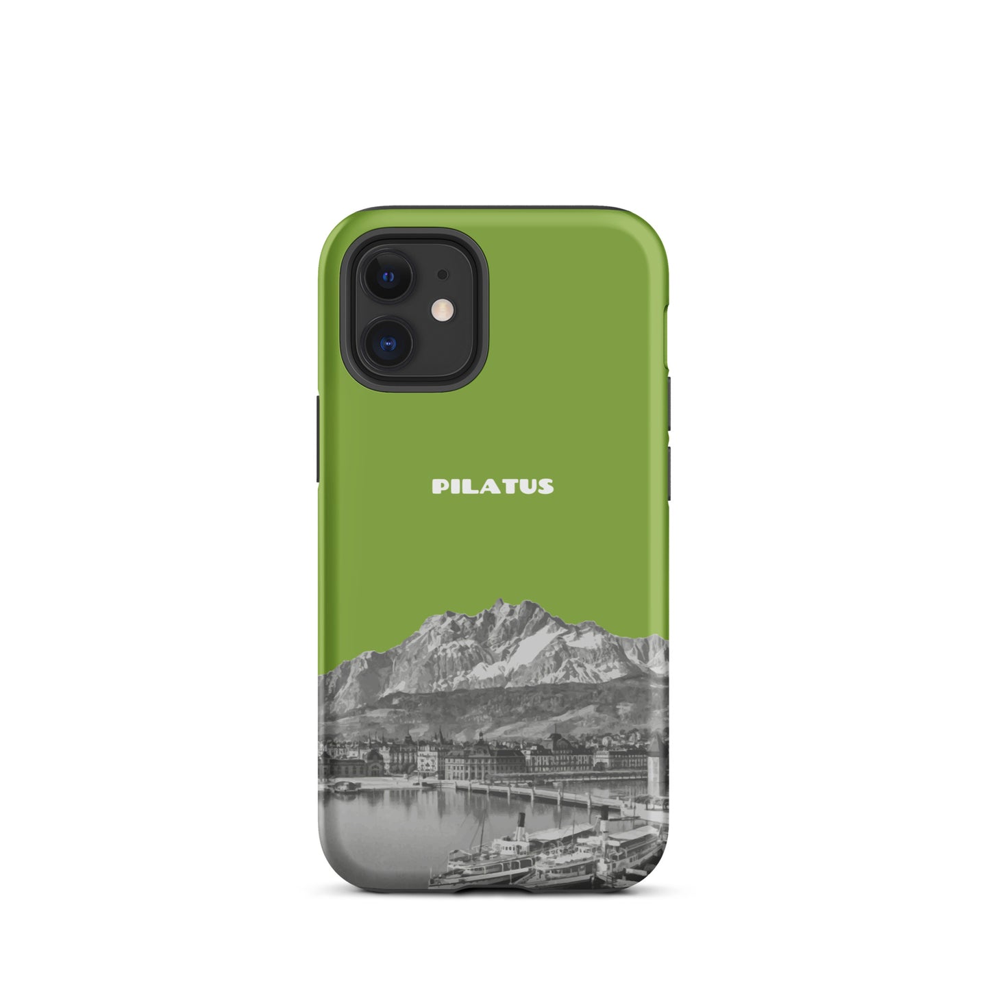 iPhone Case - Pilatus - Gelbgrün fuer Apple iPhone 12 mini