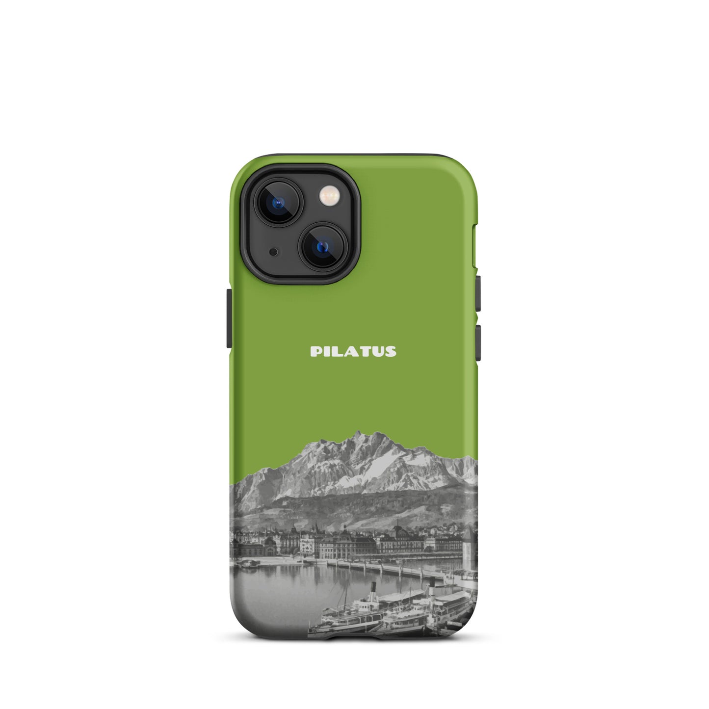 iPhone Case - Pilatus - Gelbgrün fuer Apple iPhone 13 mini