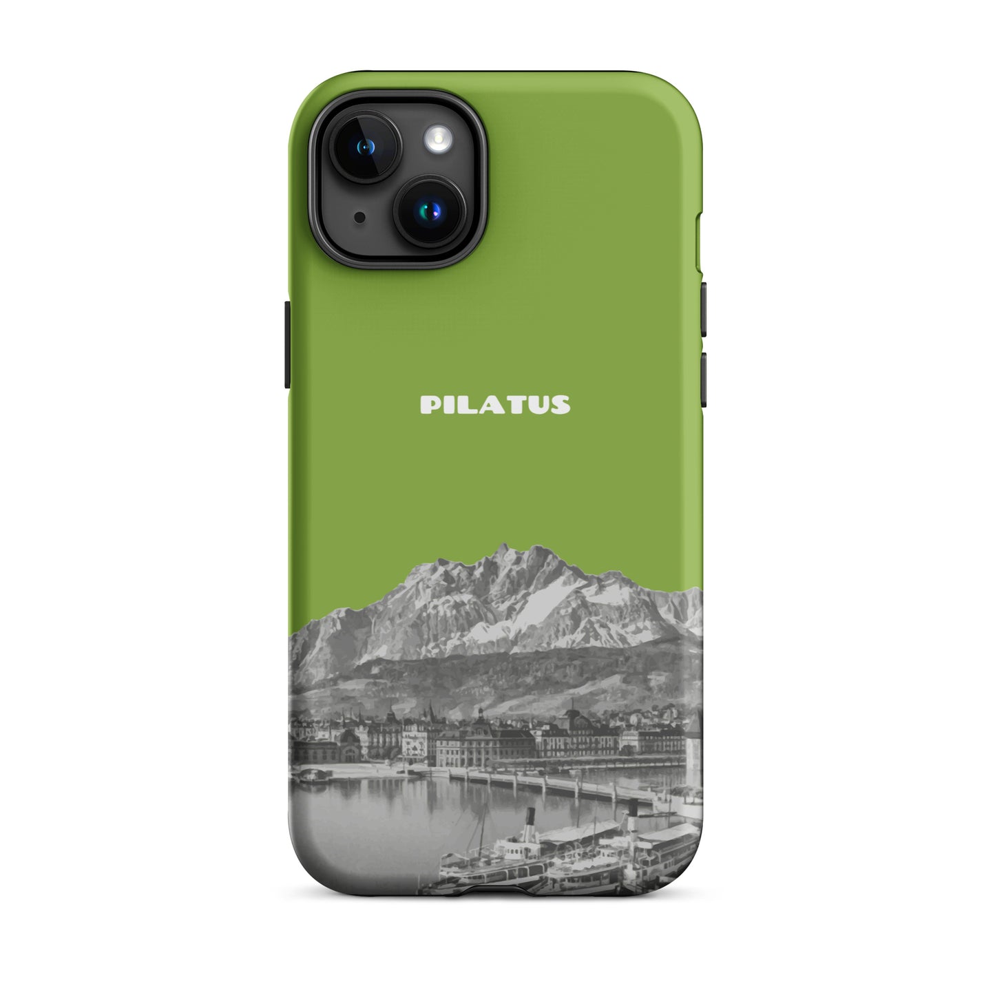 iPhone Case - Pilatus - Gelbgrün fuer Apple iPhone 15 Plus