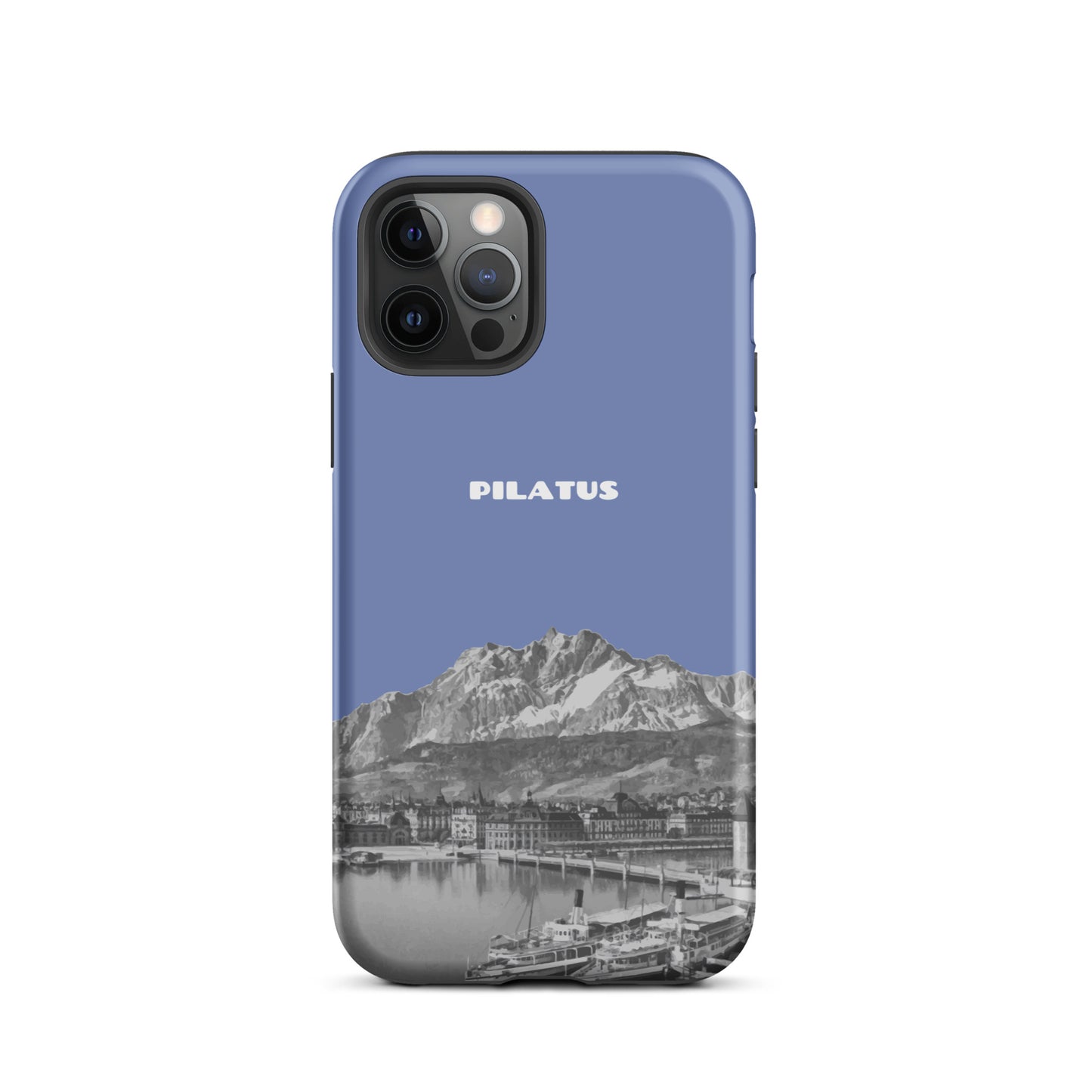 iPhone Case - Pilatus - Pastellblau fuer Apple iPhone 12 Pro