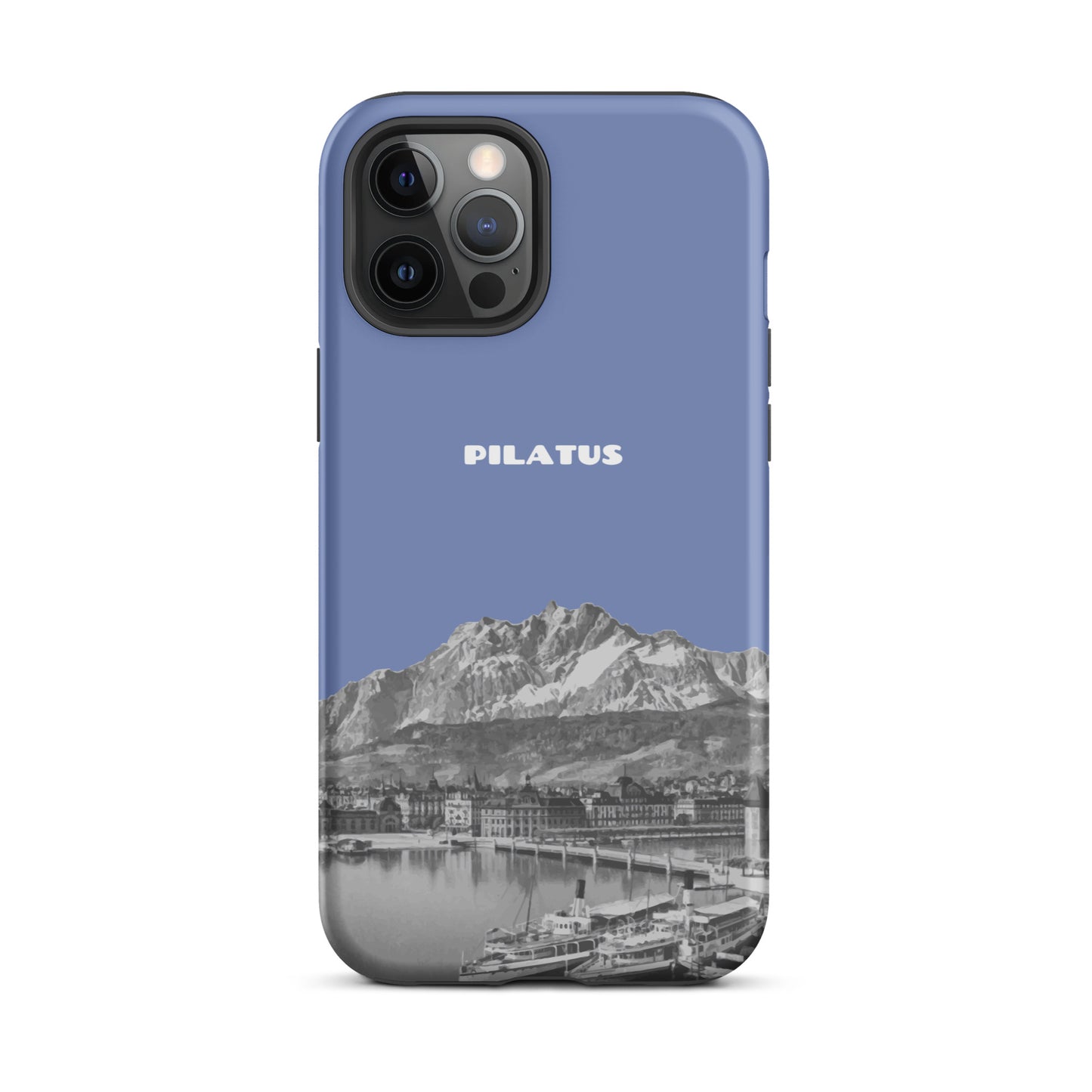 iPhone Case - Pilatus - Pastellblau fuer Apple iPhone 12 Pro Max