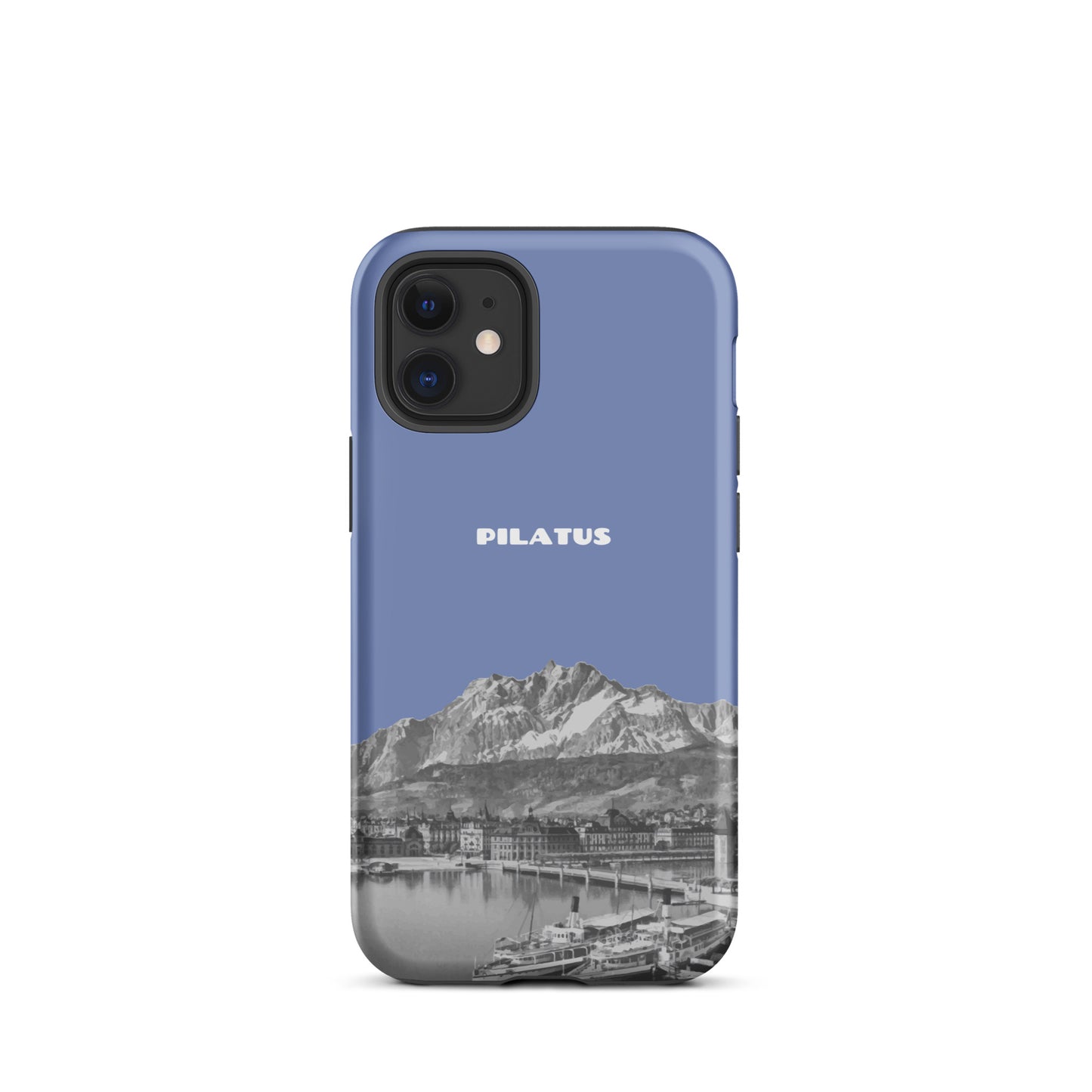 iPhone Case - Pilatus - Pastellblau fuer Apple iPhone 12 mini