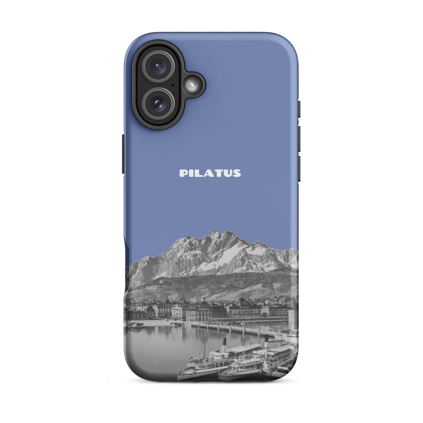 iPhone Case - Pilatus - Pastellblau fuer Apple iPhone 16 Plus