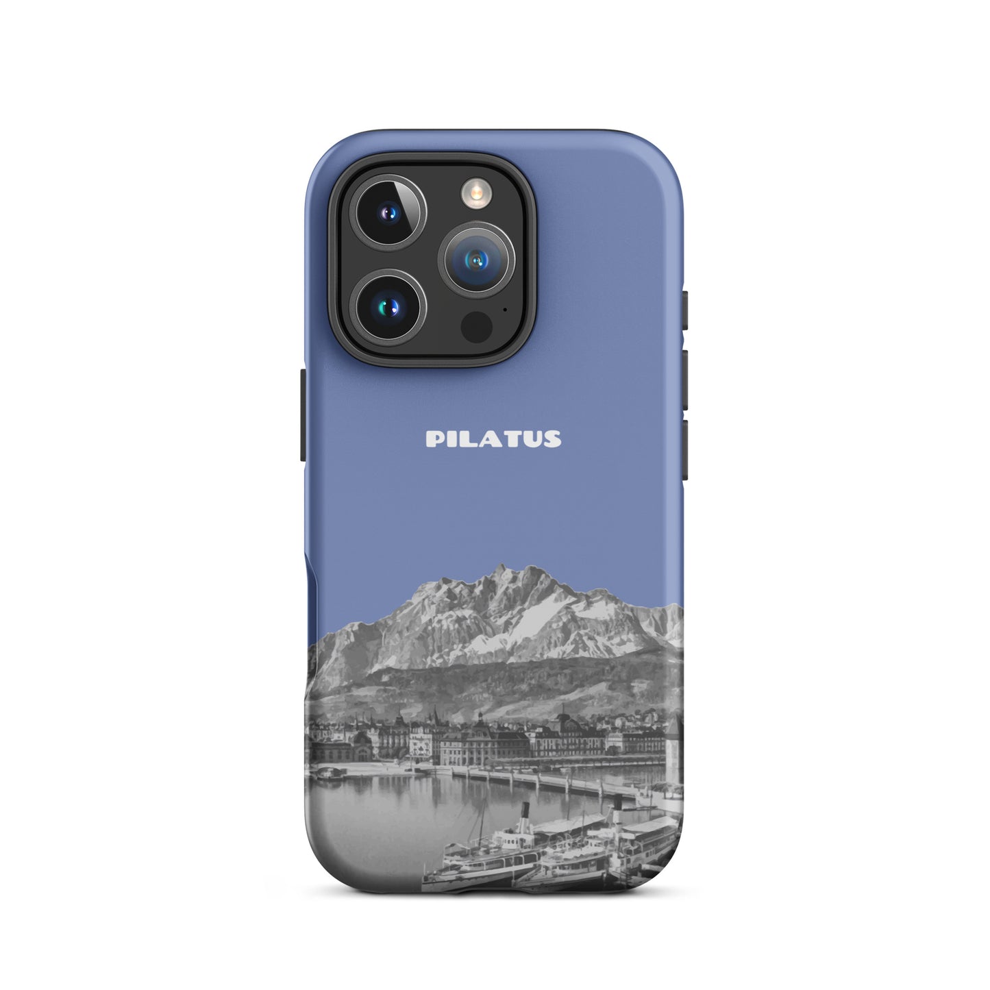 iPhone Case - Pilatus - Pastellblau fuer Apple iPhone 16 Pro