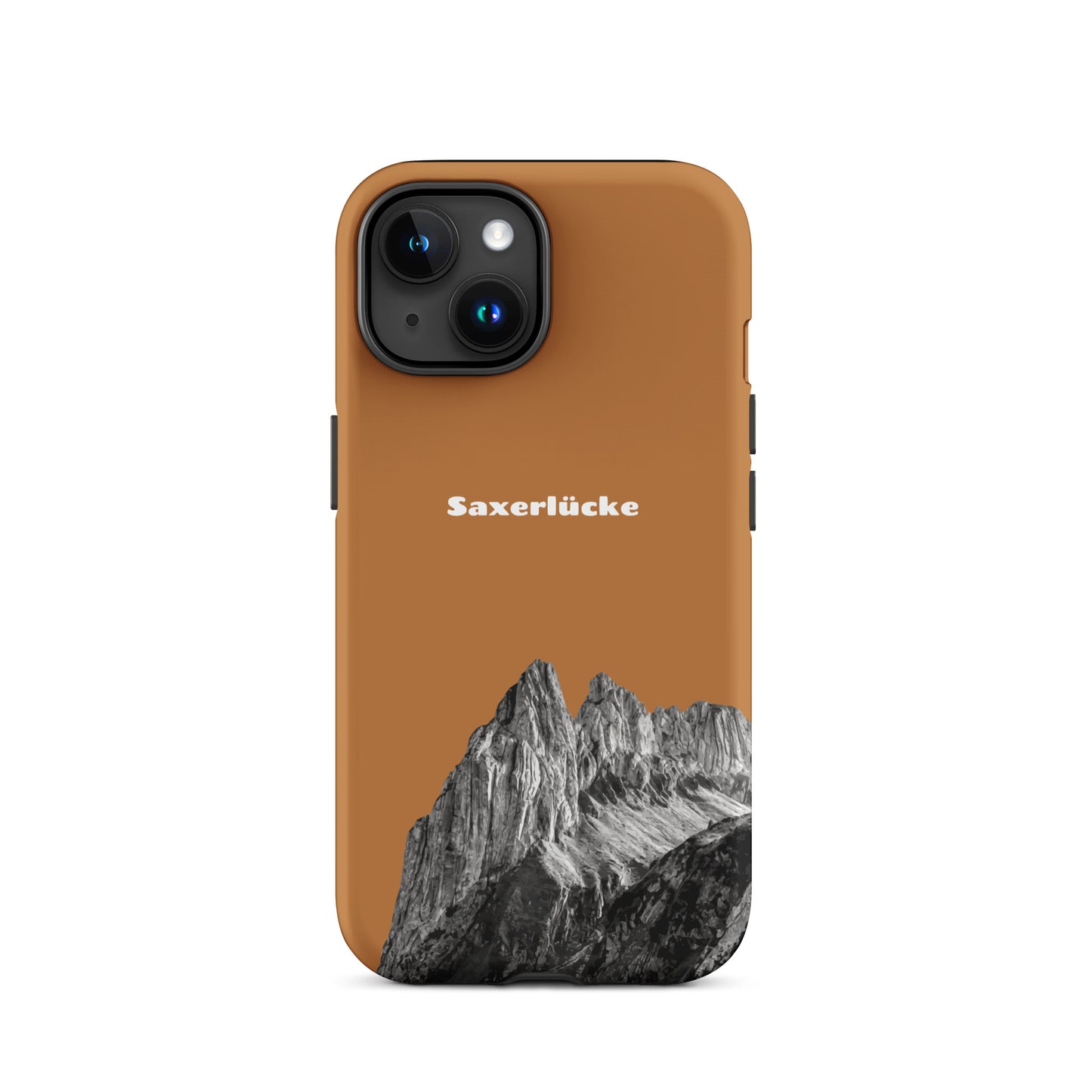 iPhone Case Saxerlücke Kupfer - Robuste Handyhülle mit Alpstein-Motiv, attraktives Design.