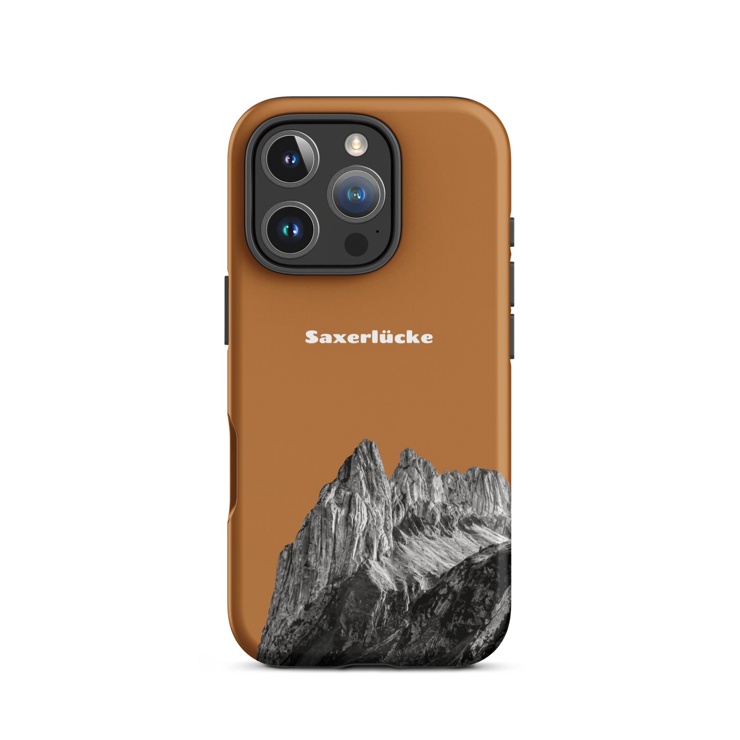 iPhone Case Saxerlücke Kupfer, robuste Handyhülle mit Alpstein-Motiv, attraktives Design