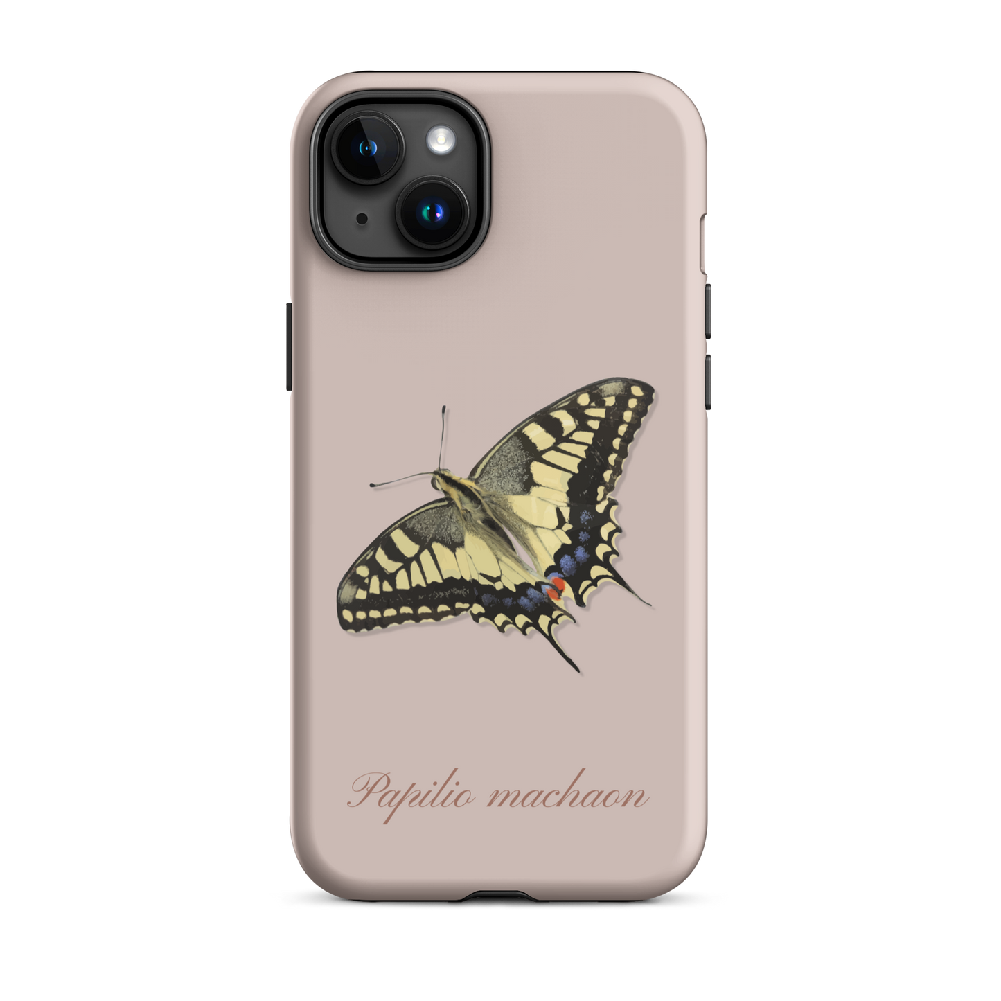 Rosa iPhone Hülle mit Schwalbenschwanz-Muster, schützende Silikonhülle für iPhone