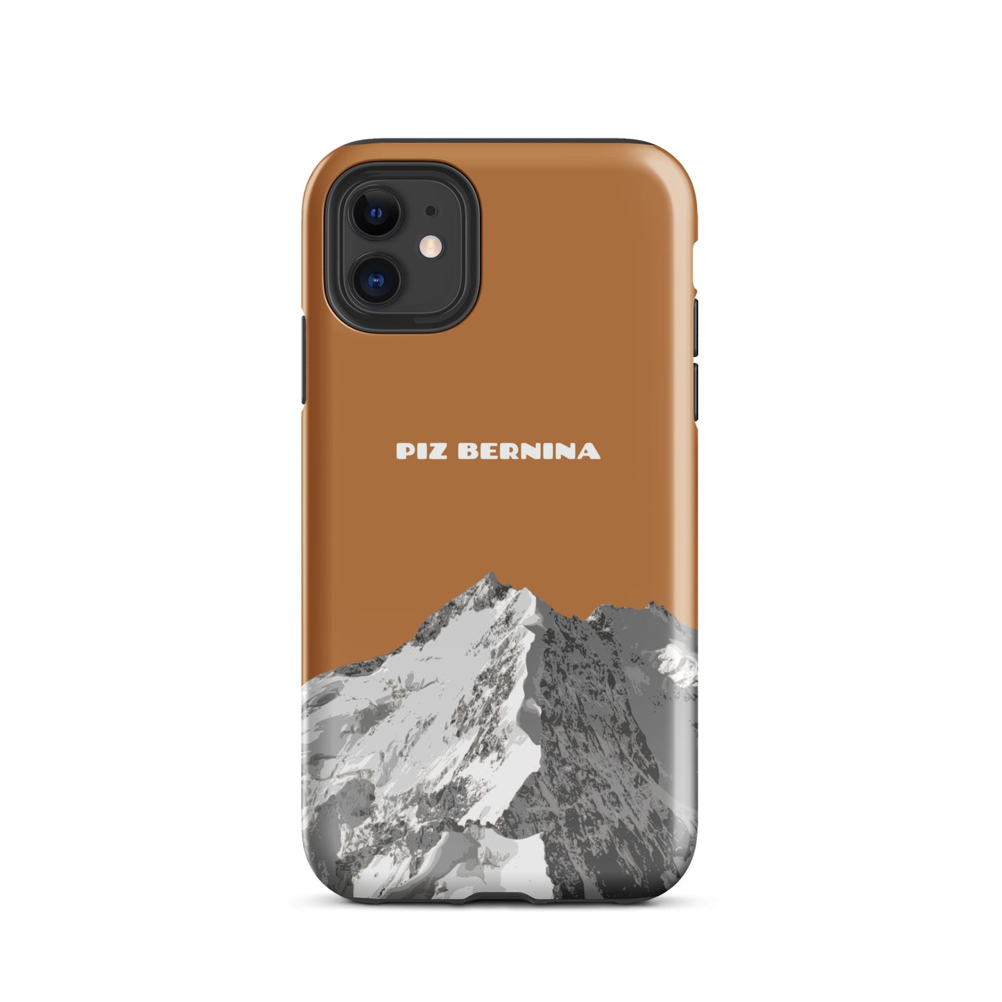 iPhone Case - Piz Bernina - Kupfer