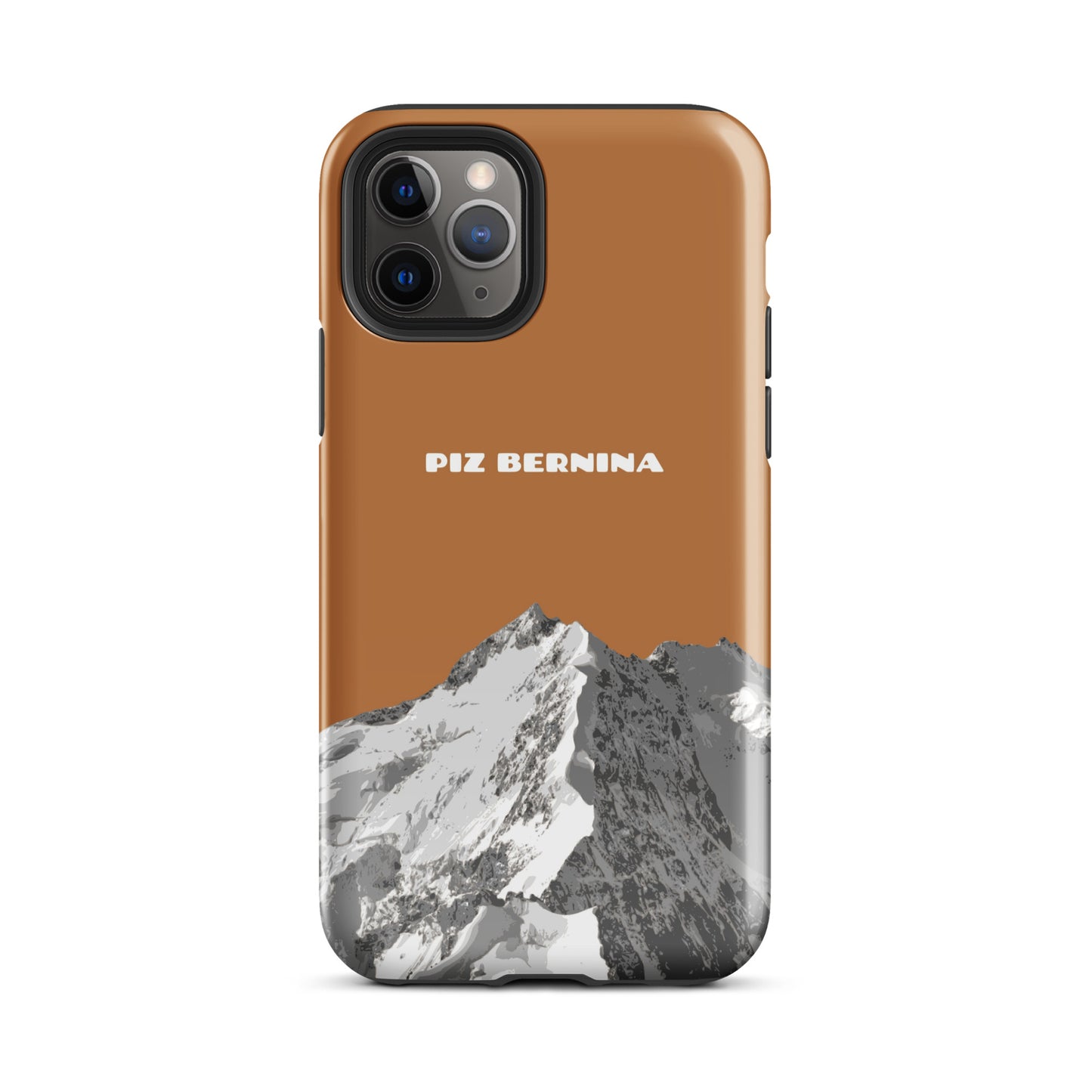 iPhone Case - Piz Bernina - Kupfer