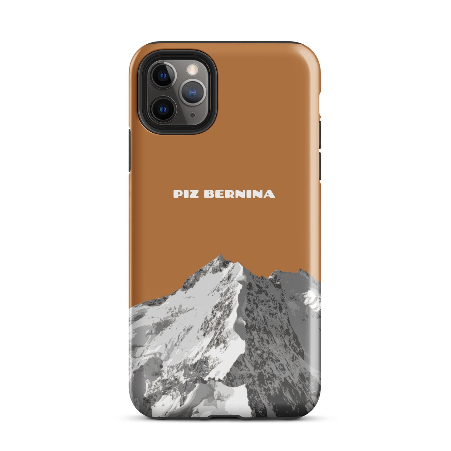 iPhone Case - Piz Bernina - Kupfer