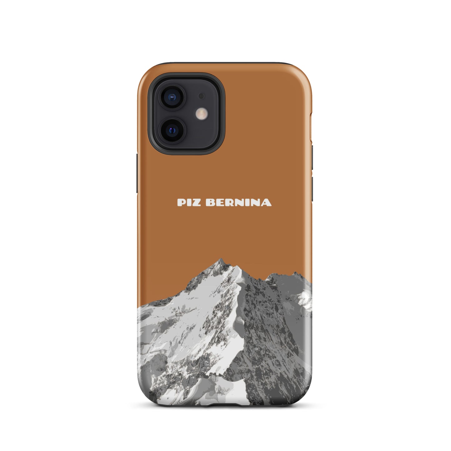 iPhone Case - Piz Bernina - Kupfer