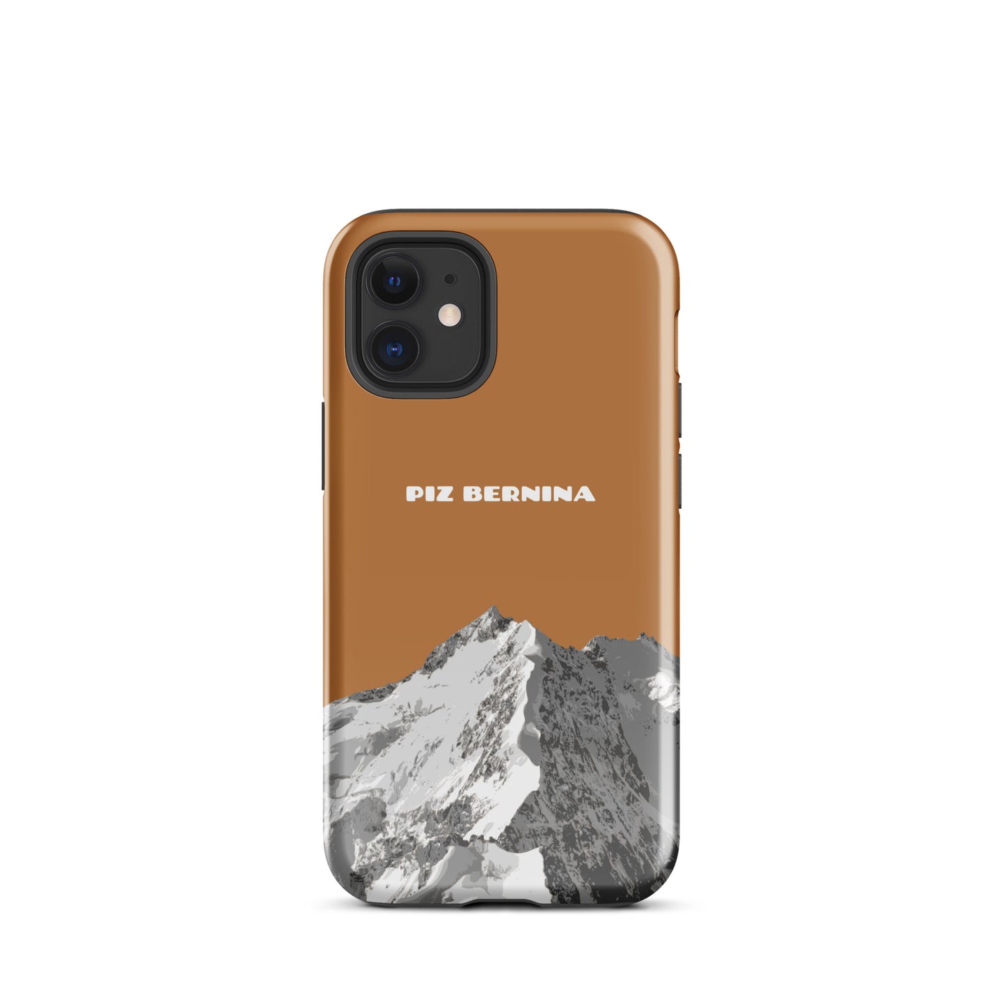 iPhone Case - Piz Bernina - Kupfer