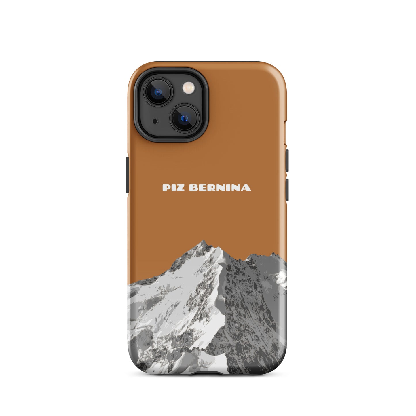 iPhone Case - Piz Bernina - Kupfer
