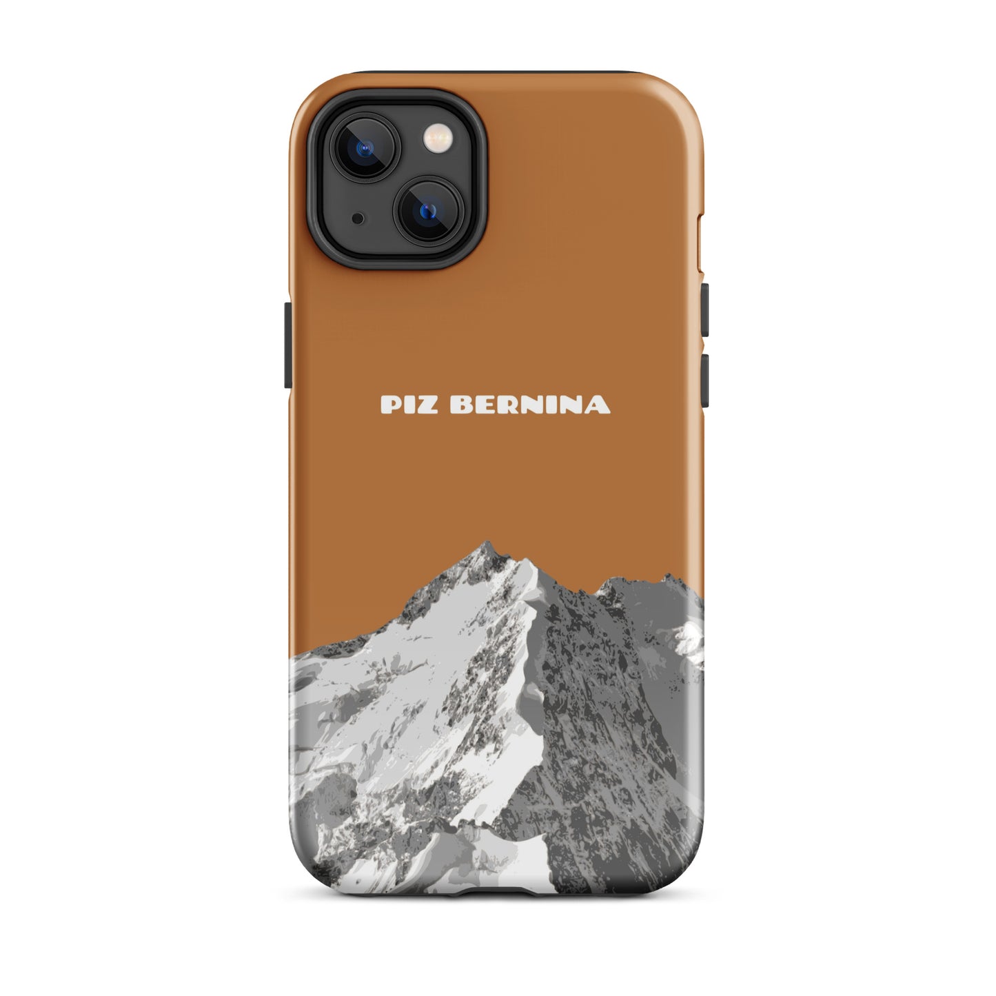 iPhone Case - Piz Bernina - Kupfer