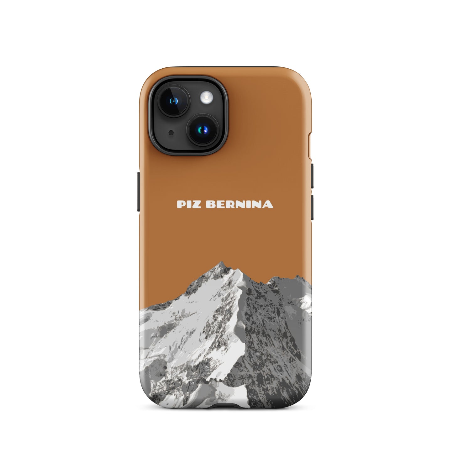 iPhone Case - Piz Bernina - Kupfer
