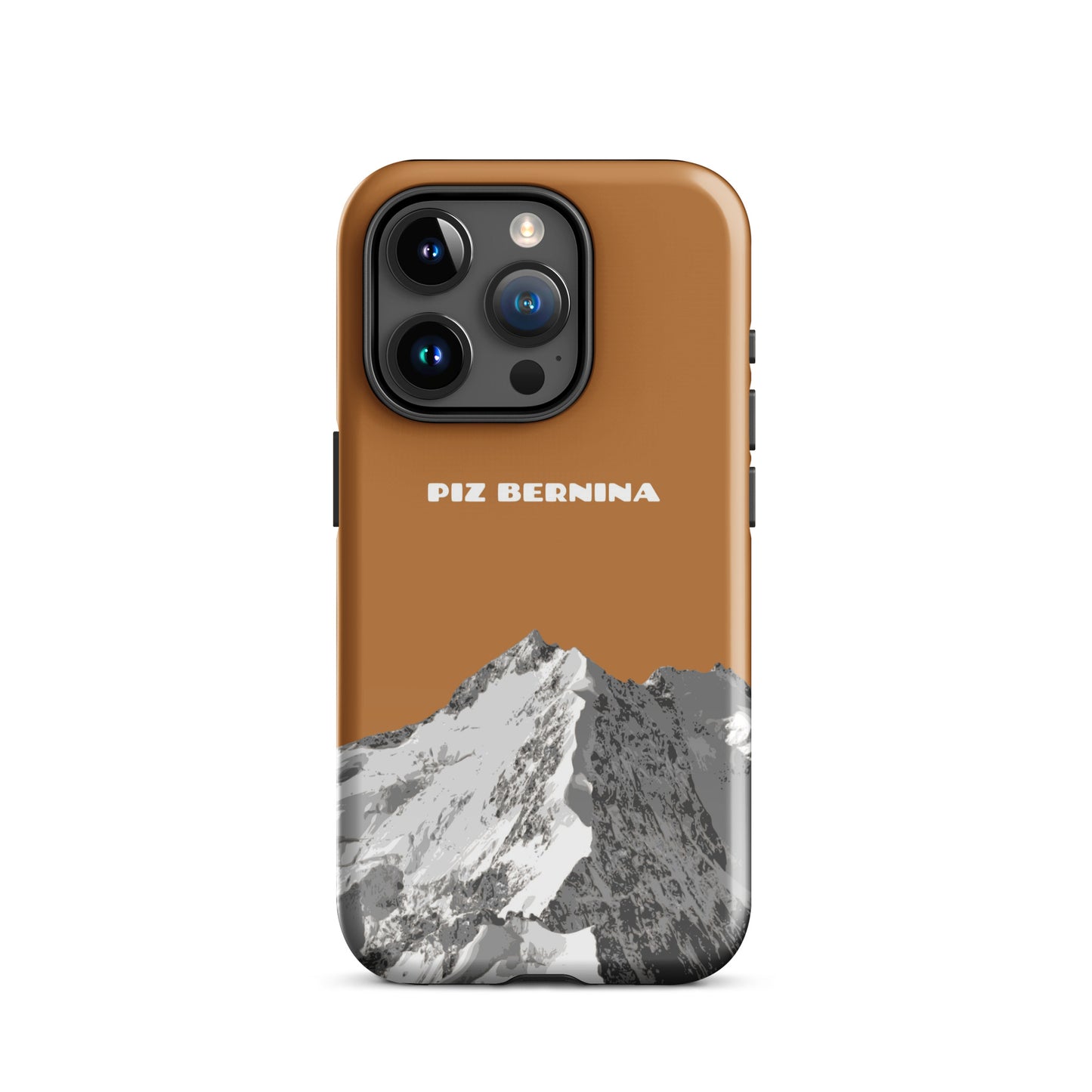 iPhone Case - Piz Bernina - Kupfer
