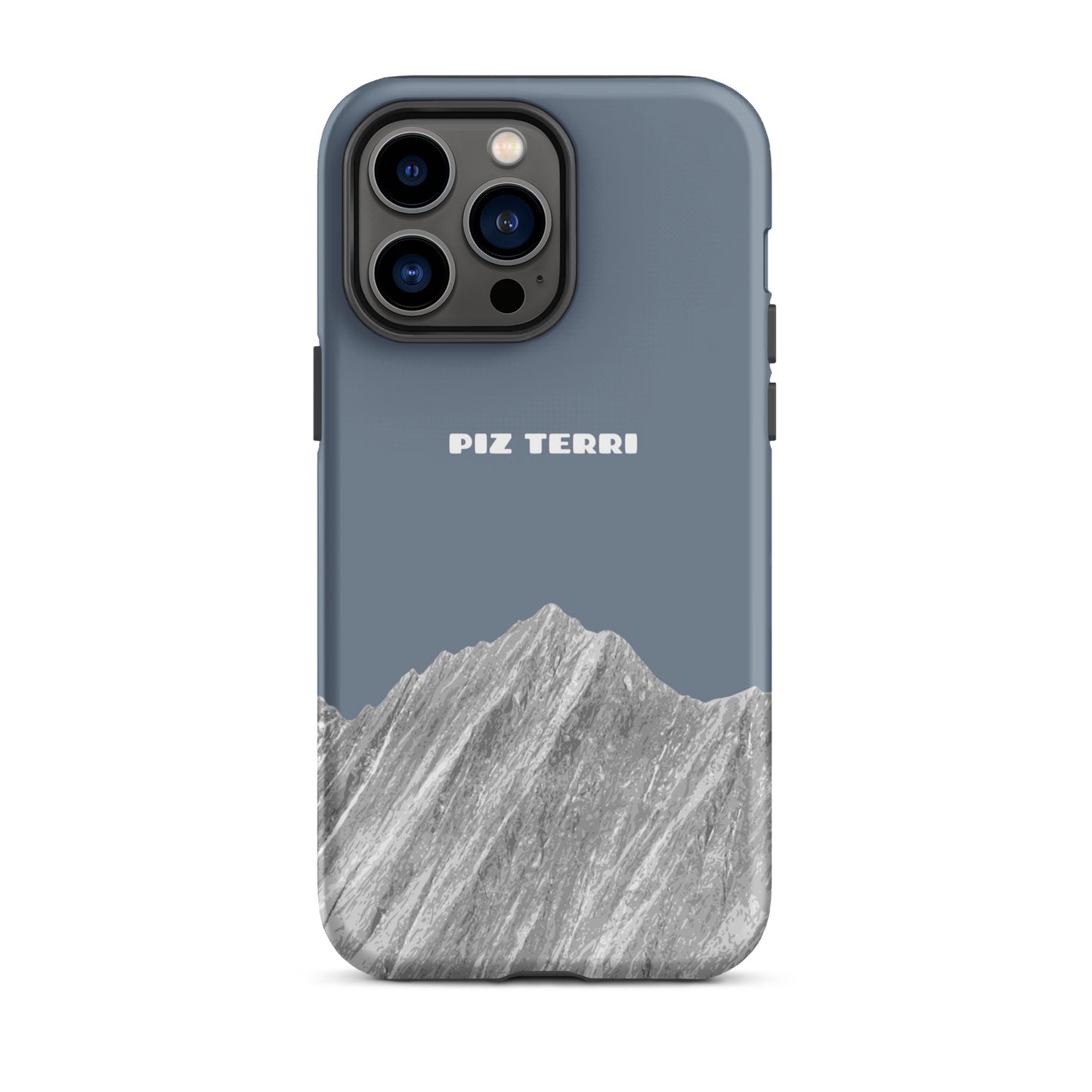 iPhone Case Piz Terri in Schiefergrau, matt, für iPhone 14 Pro Max