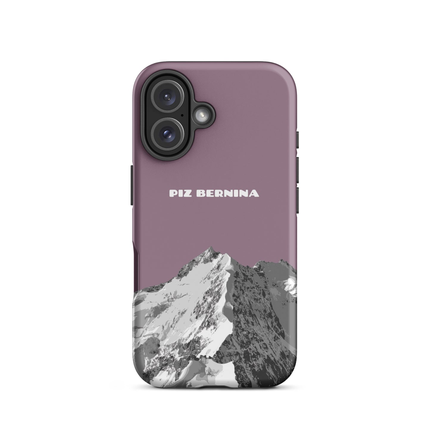 iPhone Case - Piz Bernina - Pastellviolett