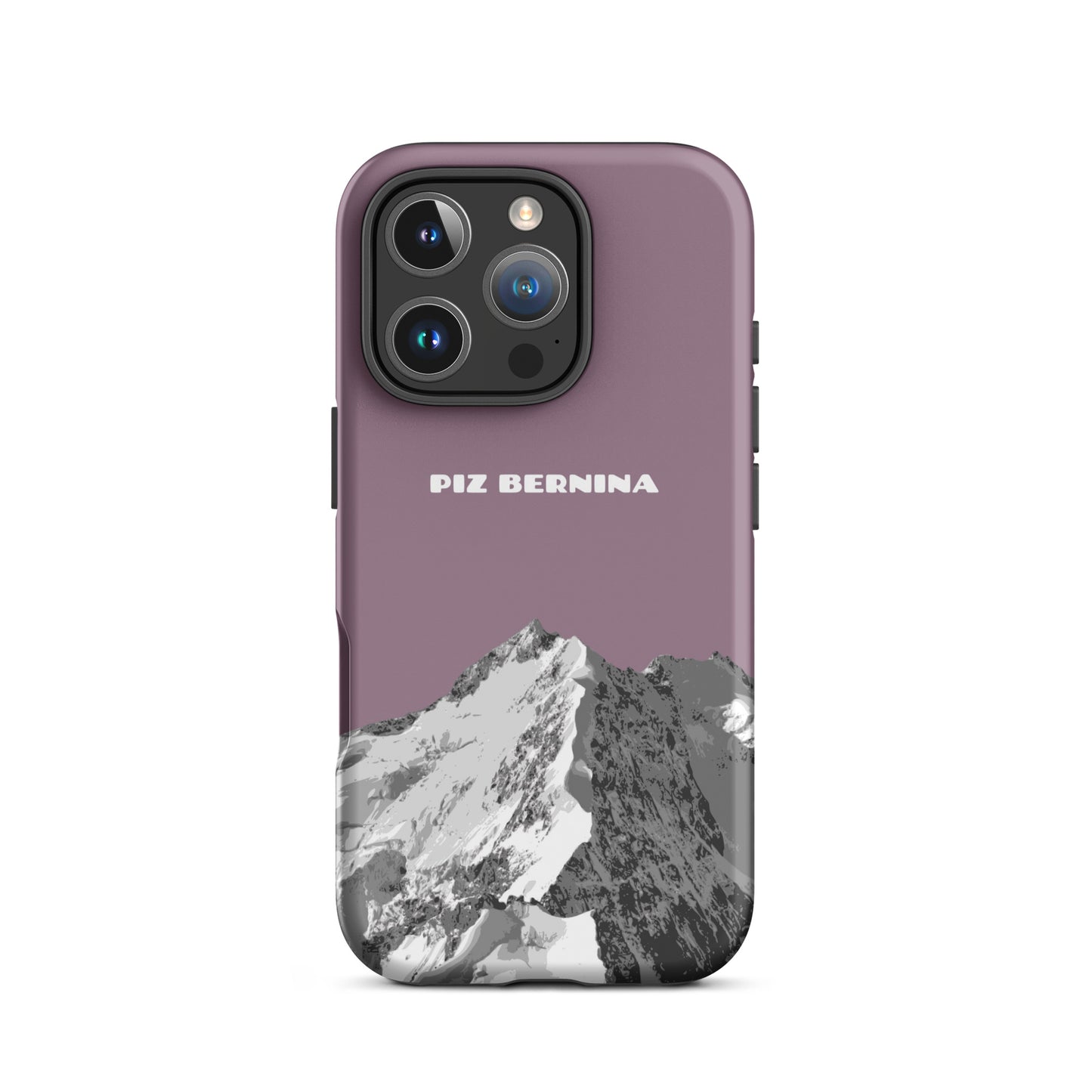 iPhone Case - Piz Bernina - Pastellviolett