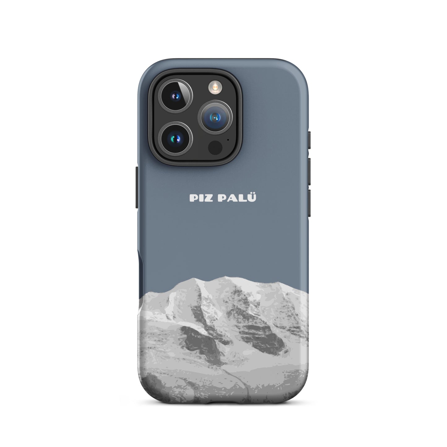 iPhone Case - Piz Palü - Schiefergrau