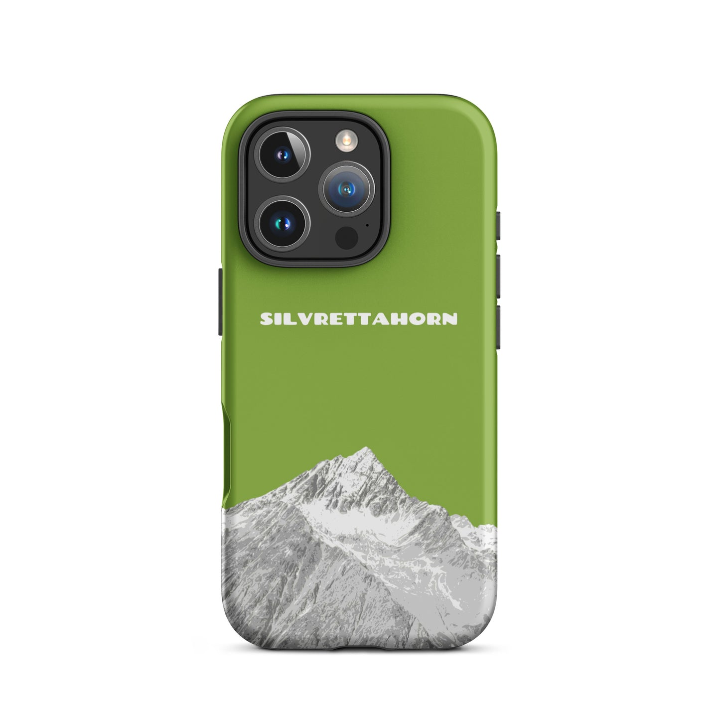 iPhone Case - Silvrettahorn - Gelbgrün