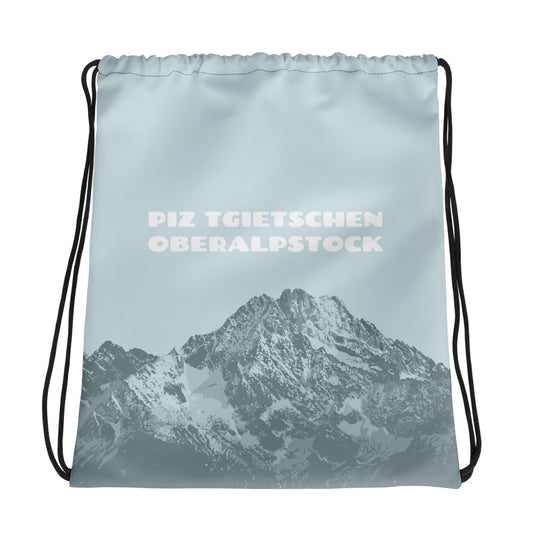 Turnbeutel "Piz Tgietschen / Oberalpstock" blau