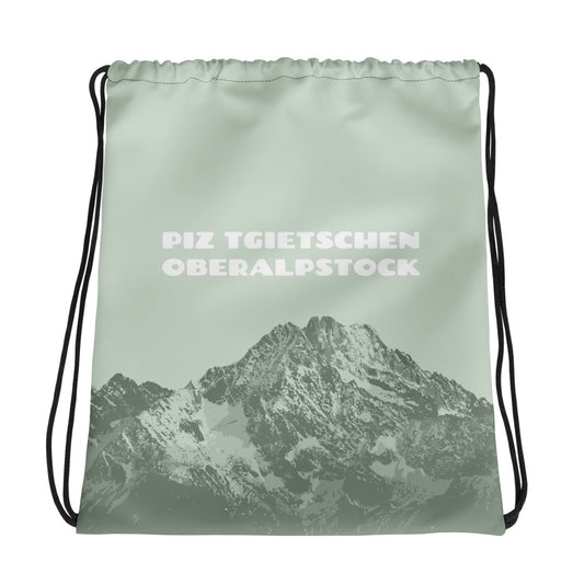 Turnbeutel "Piz Tgietschen / Oberalpstock" grün