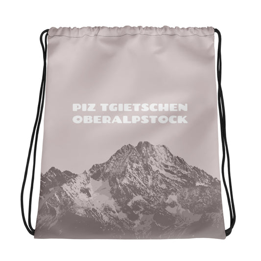 Turnbeutel "Piz Tgietschen / Oberalpstock" rot