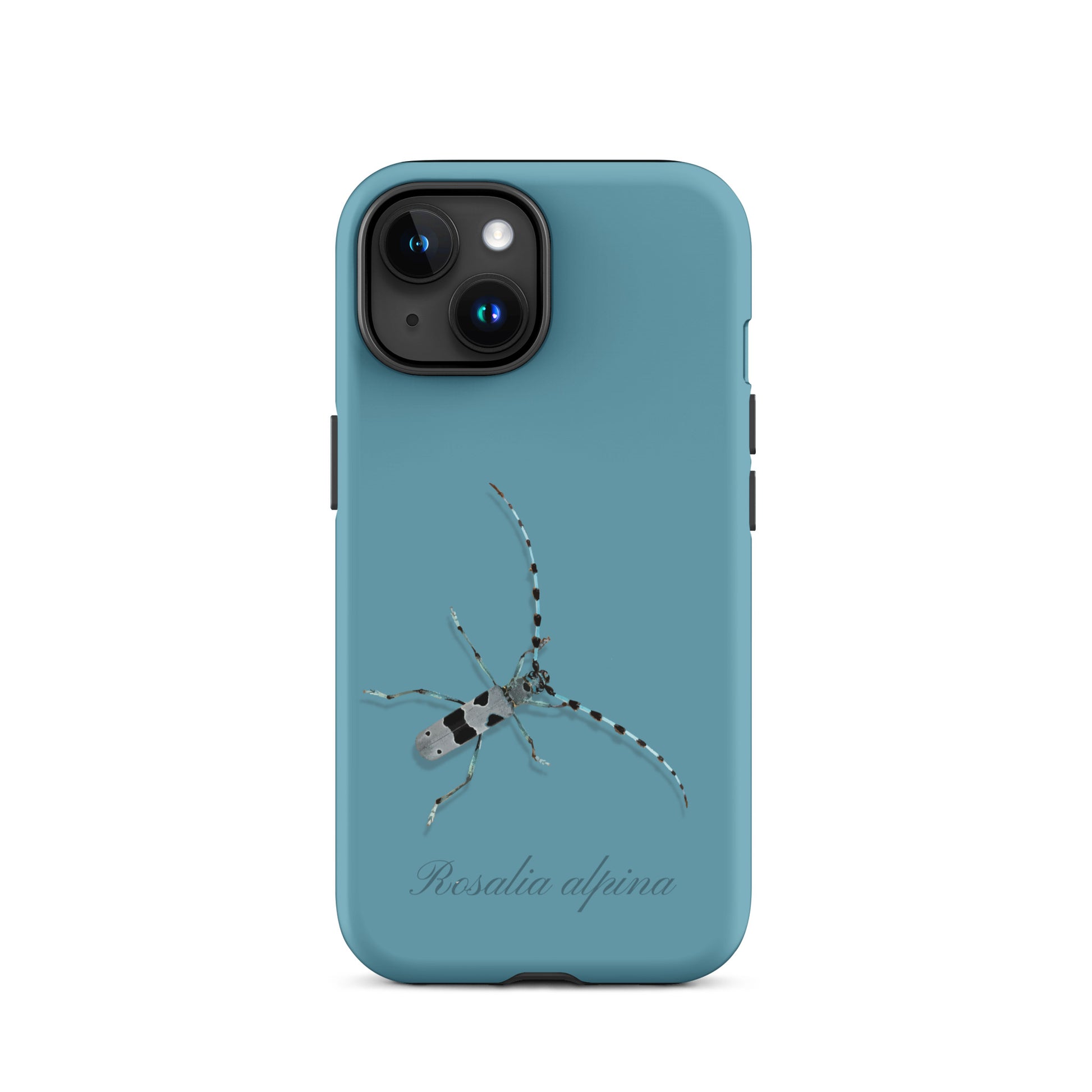 iPhone Case Alpenbock in Gletscherwasserblau, robustes Design mit Alpenmotiv für iPhone