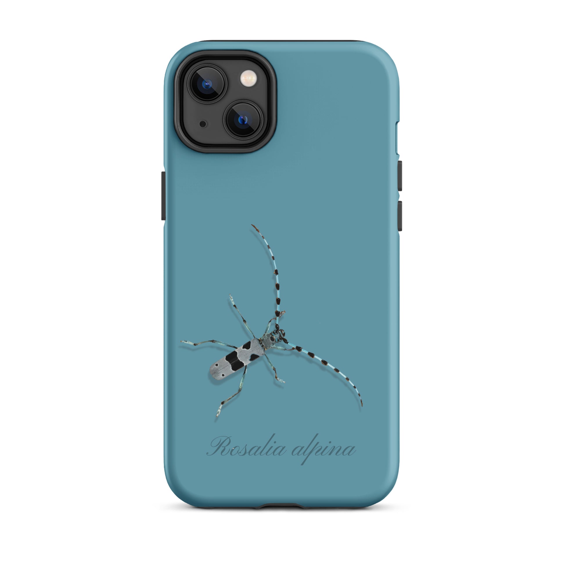 iPhone Case Alpenbock in Gletscherwasserblau, robuste Handyhülle mit Alpenmotiv für iPhone.