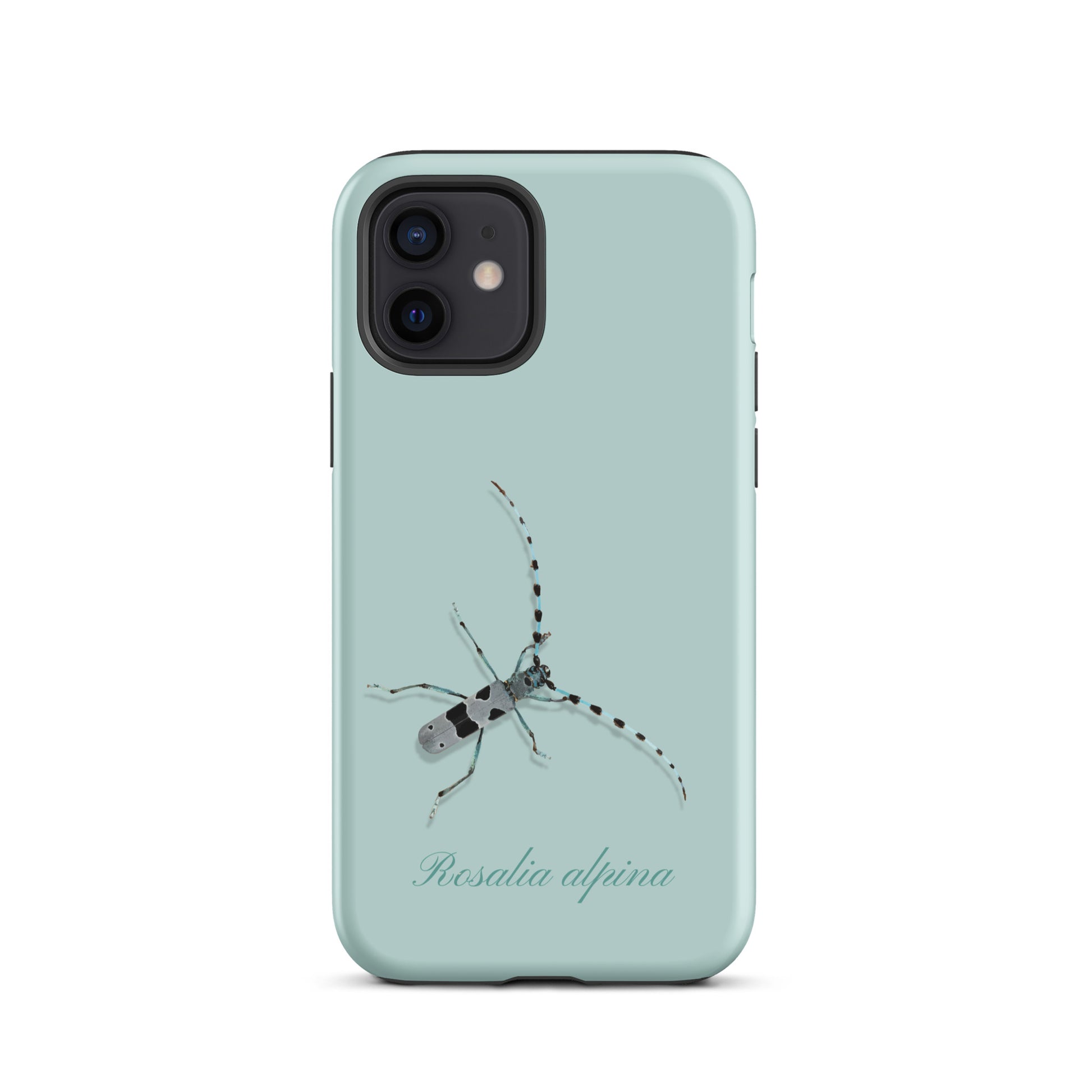 iPhone Case Alpenbock in Hellblau mit Alpenmotiv, Silikonhülle für iPhone