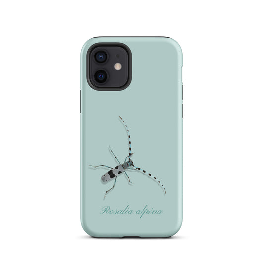 iPhone Case Alpenbock in Hellblau mit Alpenmotiv, Silikonhülle für iPhone