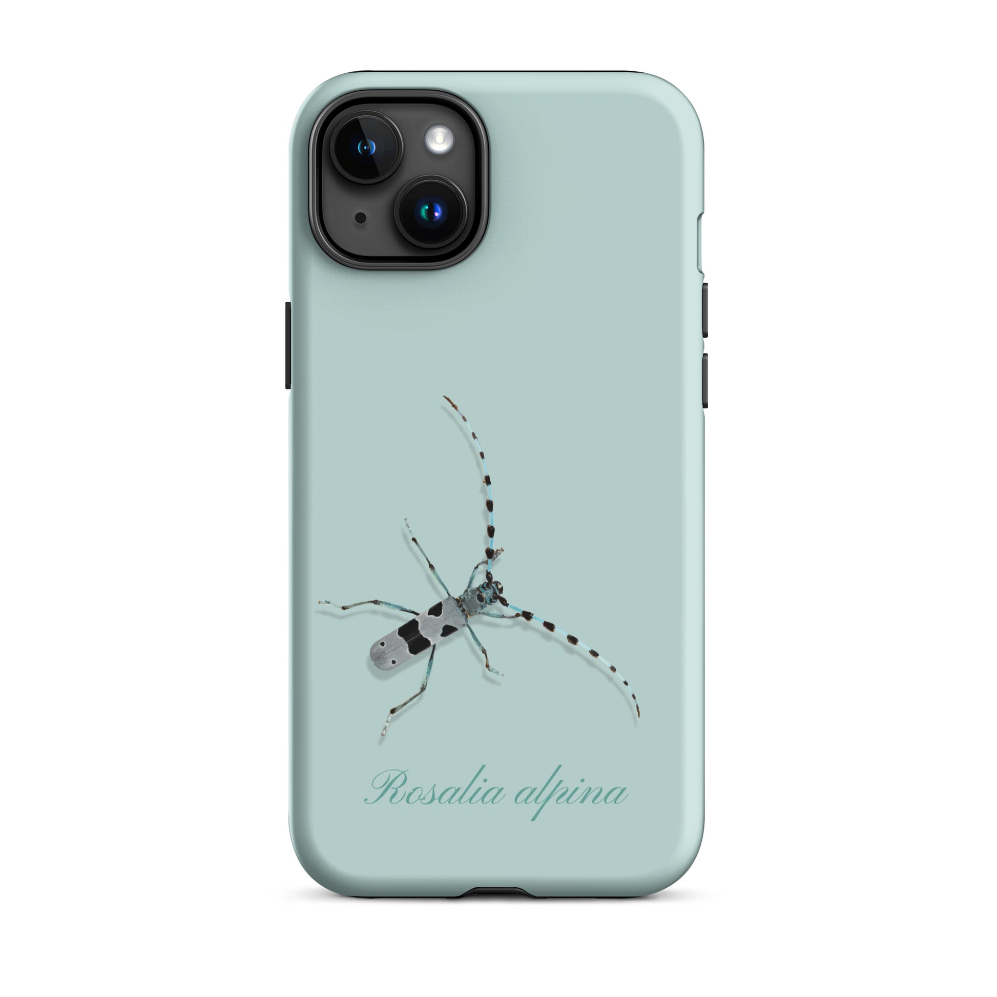 iPhone Handyhülle Alpenbock in Hellblau mit Alpenmotiv und robustem Design
