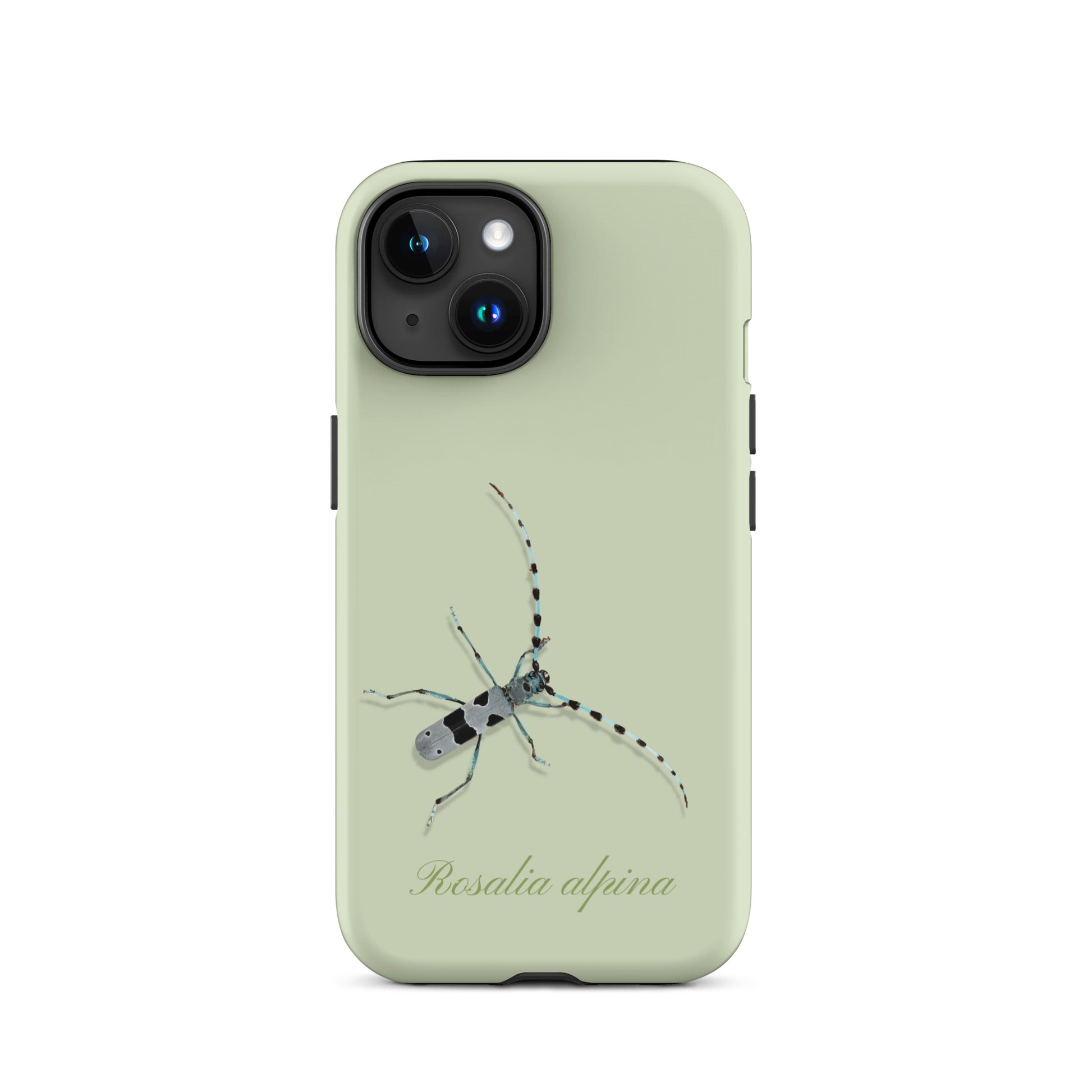 iPhone Case Alpenbock in Hellgrün, robuste Handyhülle mit Alpenmotiv und Schutzfunktion.