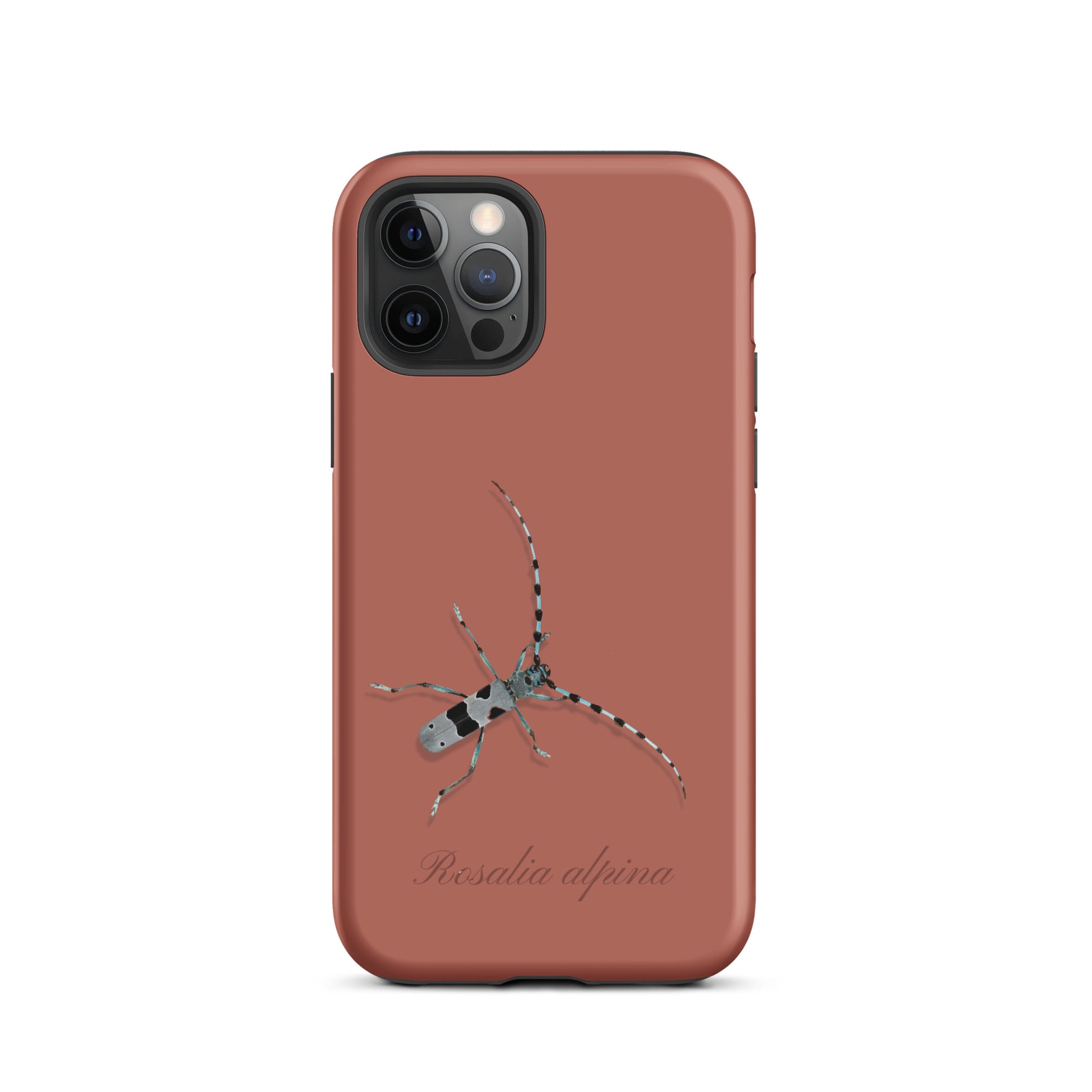 iPhone Case Alpenbock in Ziegelrot, robuste Handyhülle mit Alpenmotiv