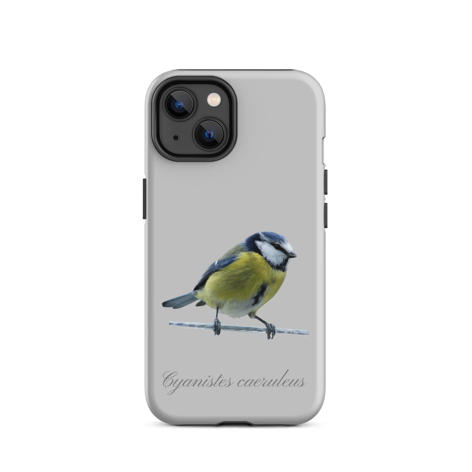 Schutzhülle für Apple iPhone: iPhone Case - Blaumeise - Grau 