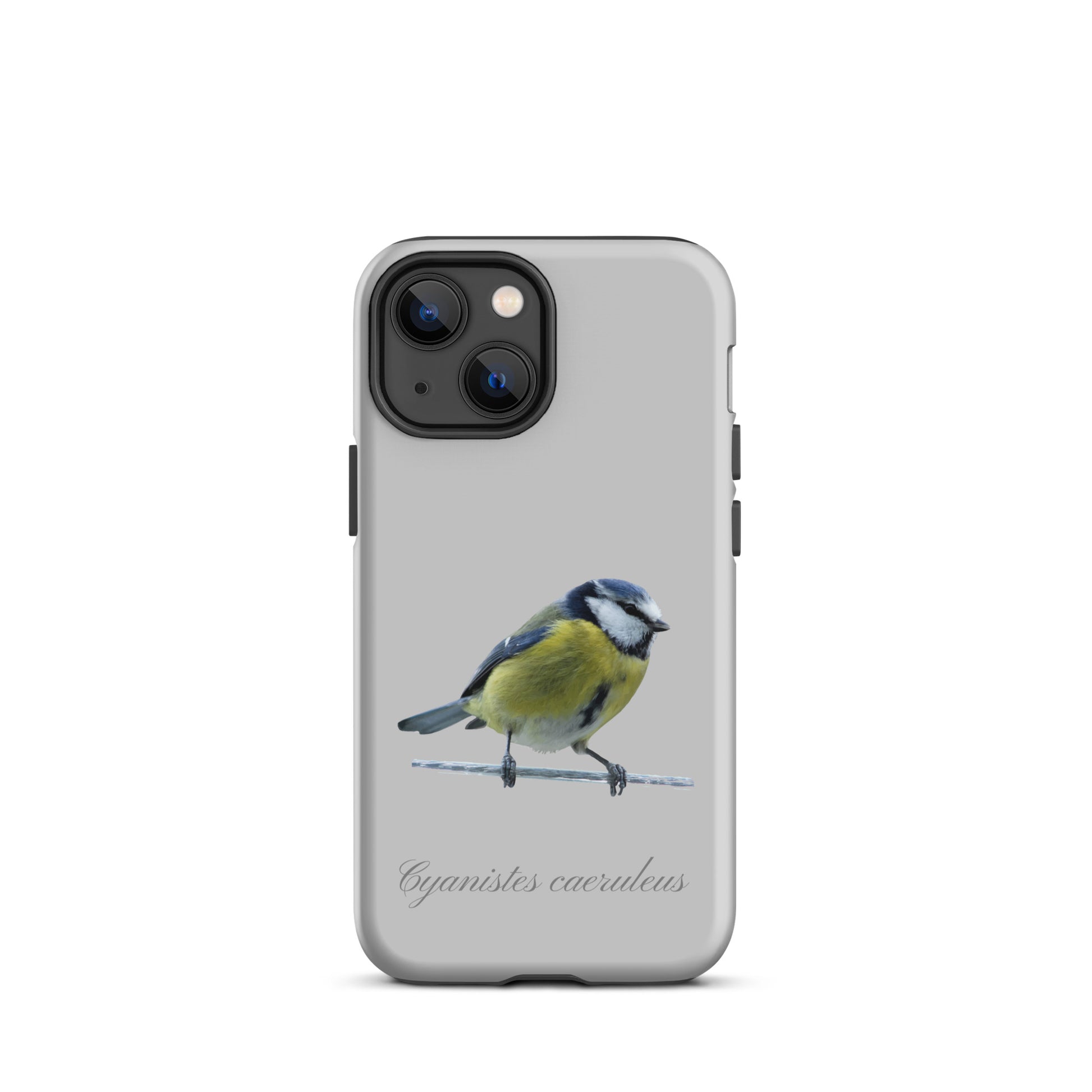 Schutzhülle für Apple iPhone: iPhone Case - Blaumeise - Grau 