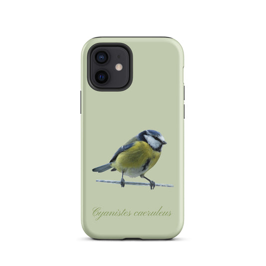 Schutzhülle für Apple iPhone: iPhone Case - Blaumeise - Hellgrün 
