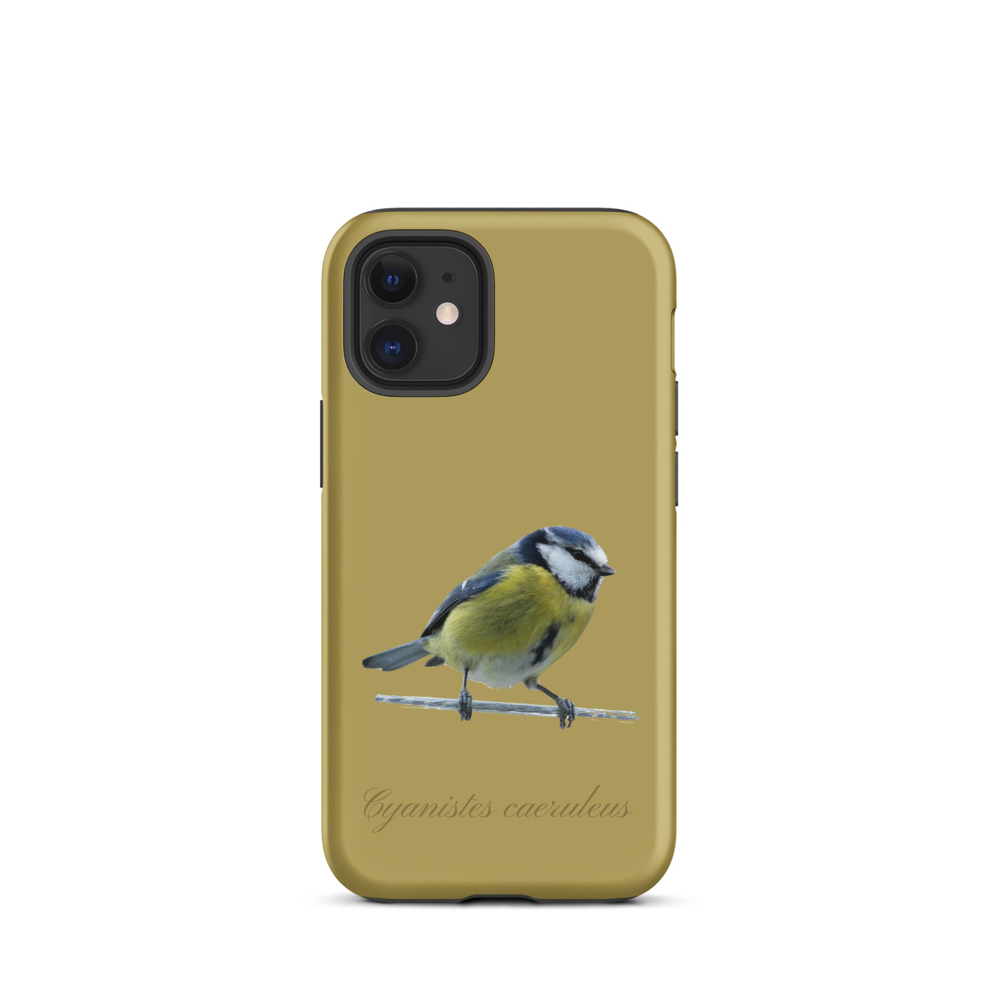 Schutzhülle für Apple iPhone: iPhone Case - Blaumeise - Ockergelb 