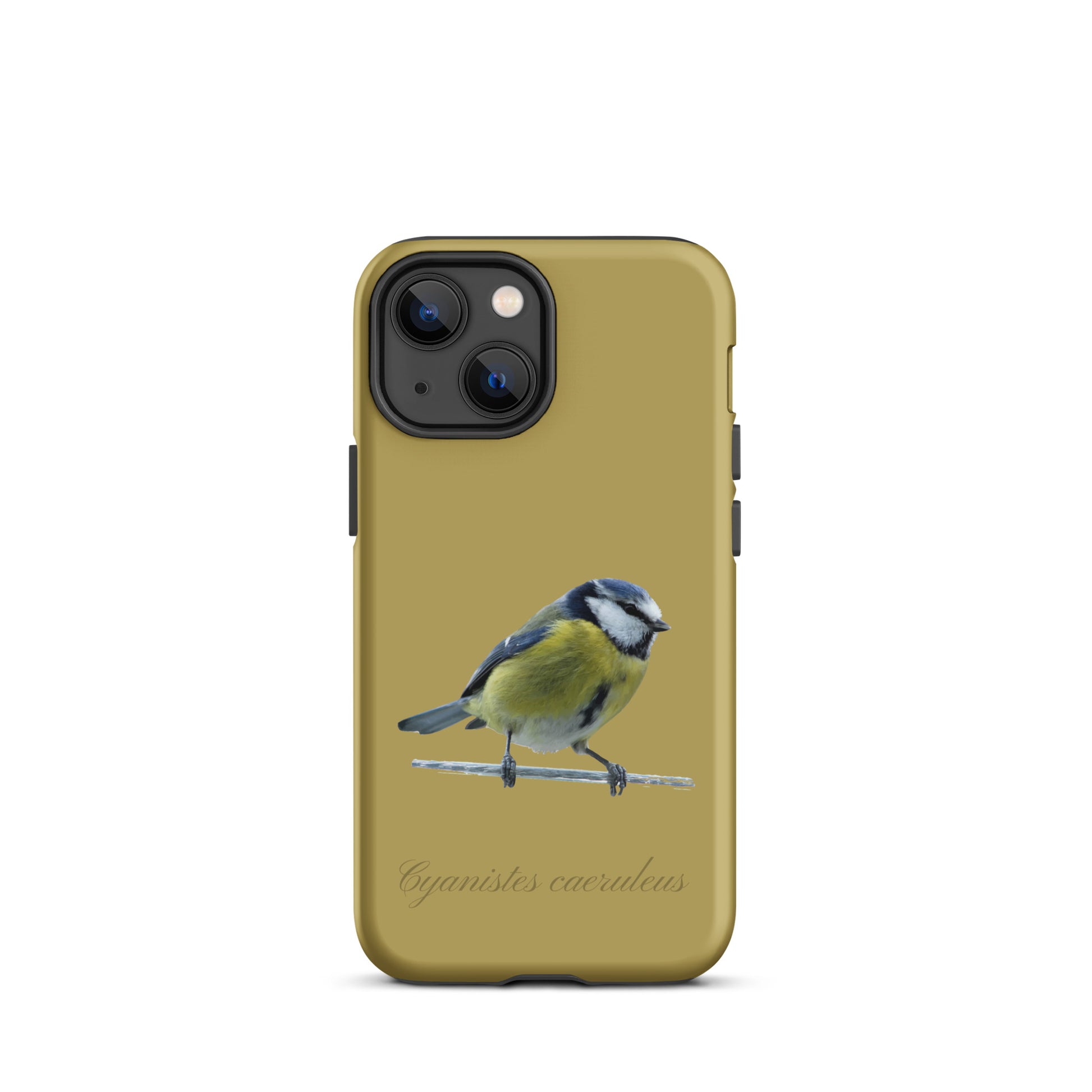 Schutzhülle für Apple iPhone: iPhone Case - Blaumeise - Ockergelb 