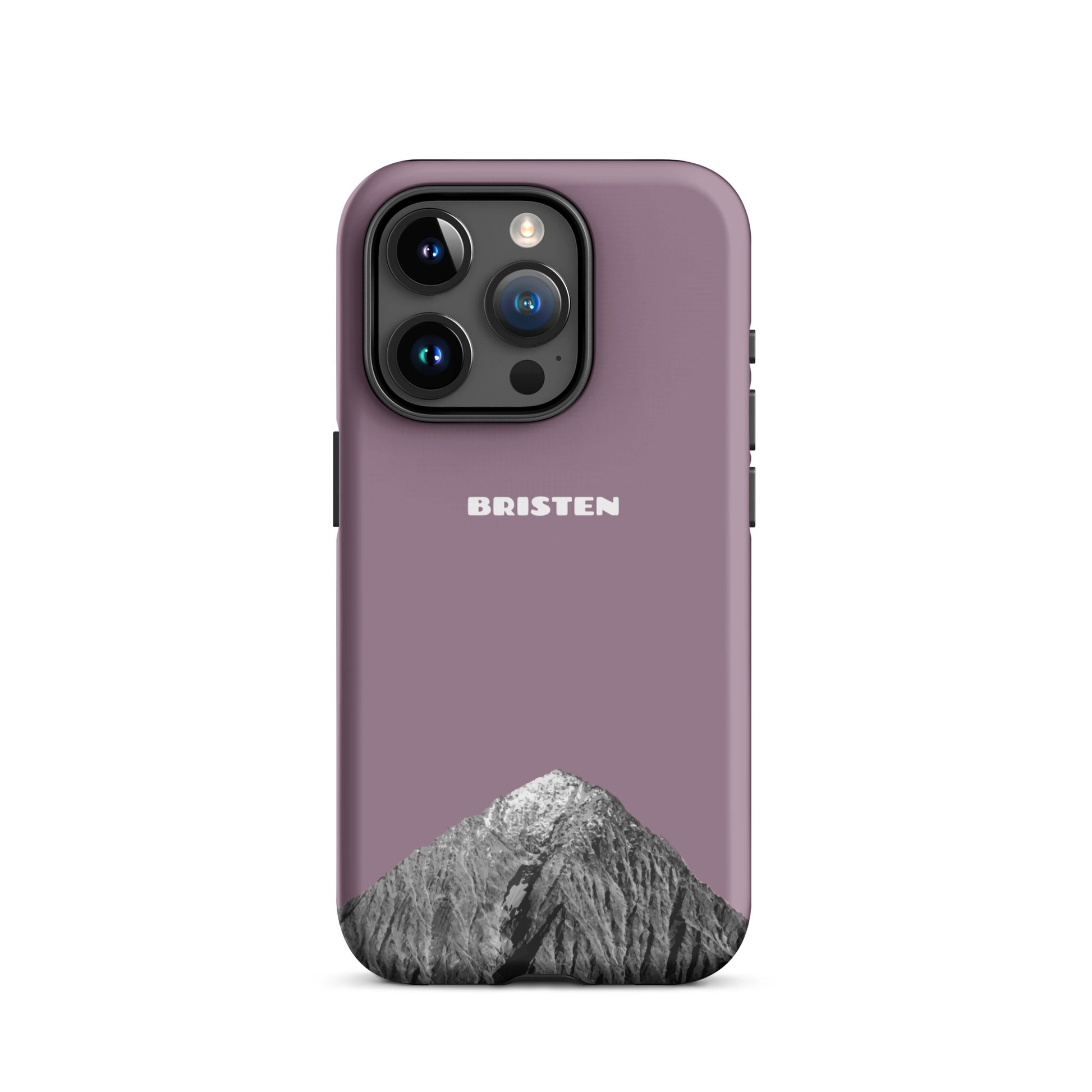iPhone Case - Bristen - Pastellviolett für das Apple iPhone (Modell: Apple iPhone 15 Pro)