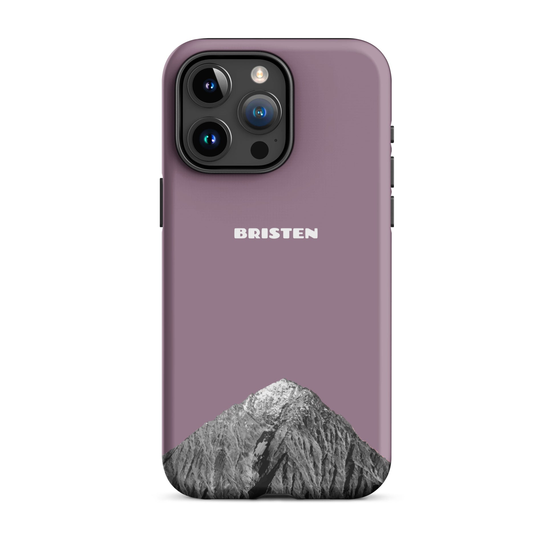 iPhone Case - Bristen - Pastellviolett für das Apple iPhone (Modell: Apple iPhone 15 Pro Max)