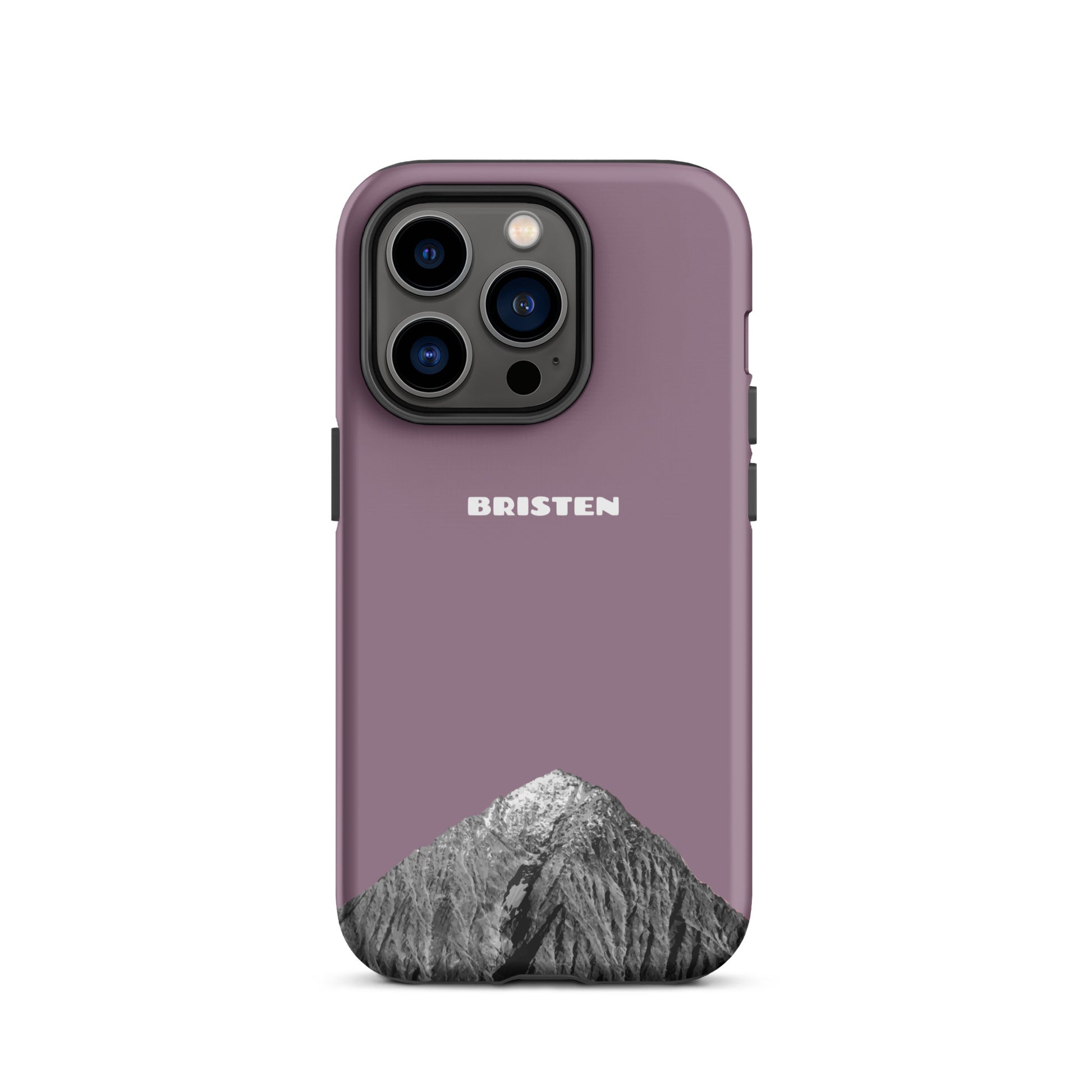iPhone Case - Bristen - Pastellviolett für das Apple iPhone (Modell: Apple iPhone 14 Pro)