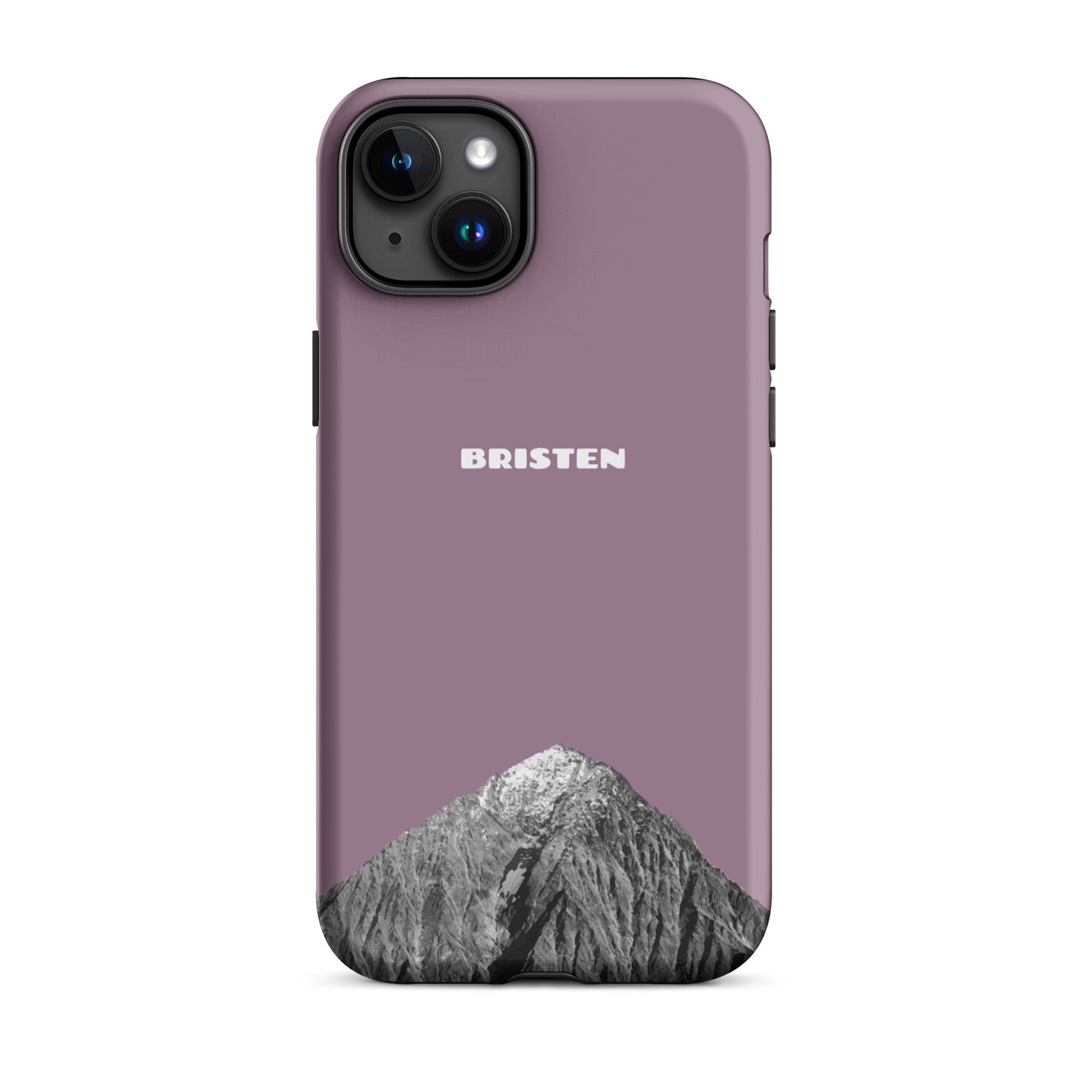 iPhone Case - Bristen - Pastellviolett für das Apple iPhone (Modell: Apple iPhone 15 Plus)