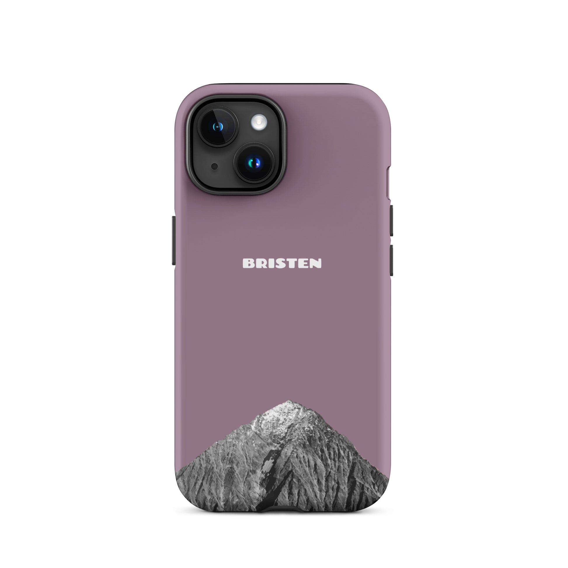 iPhone Case - Bristen - Pastellviolett für das Apple iPhone (Modell: Apple iPhone 15)