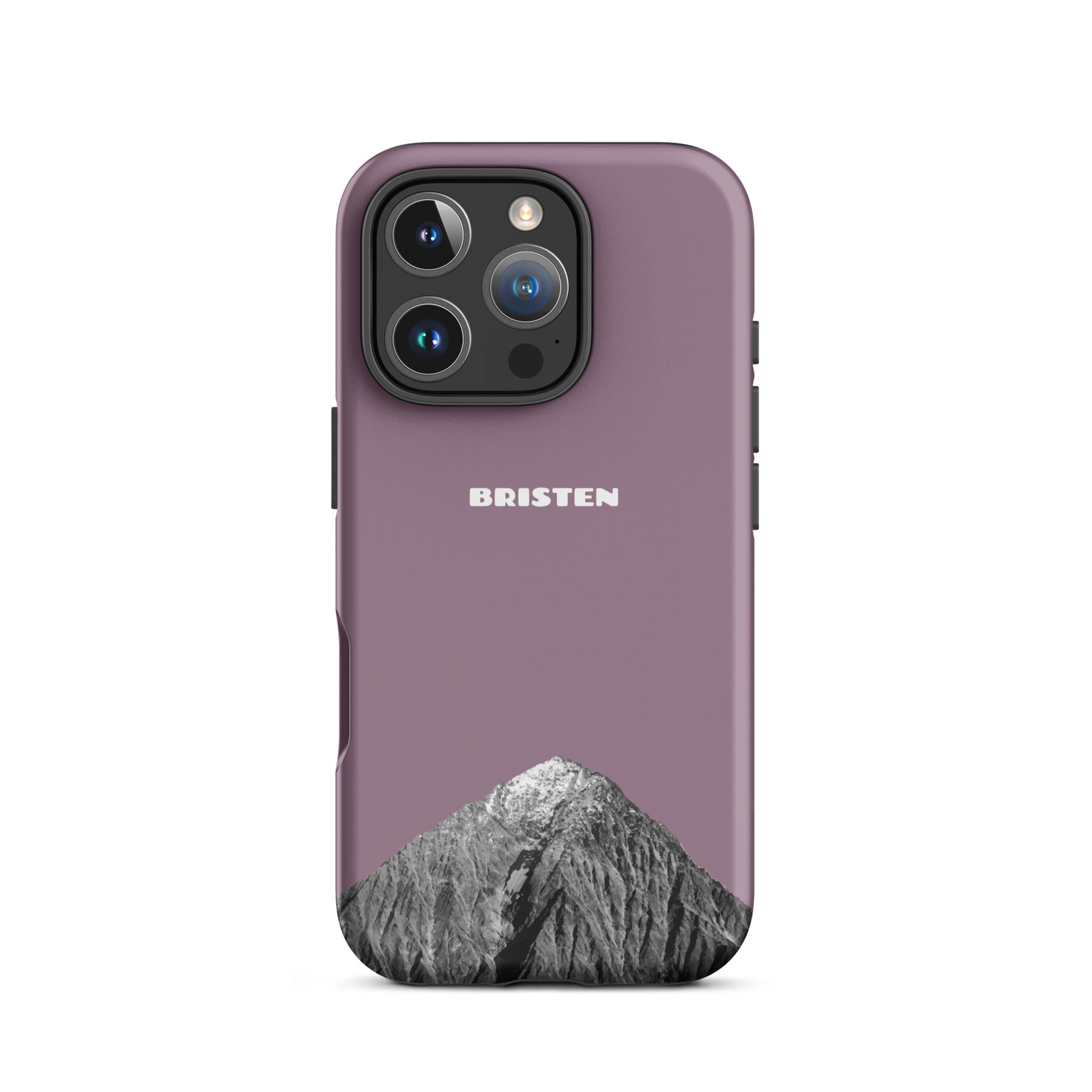 iPhone Case - Bristen - Pastellviolett für das Apple iPhone (Modell: Apple iPhone 16 Pro)