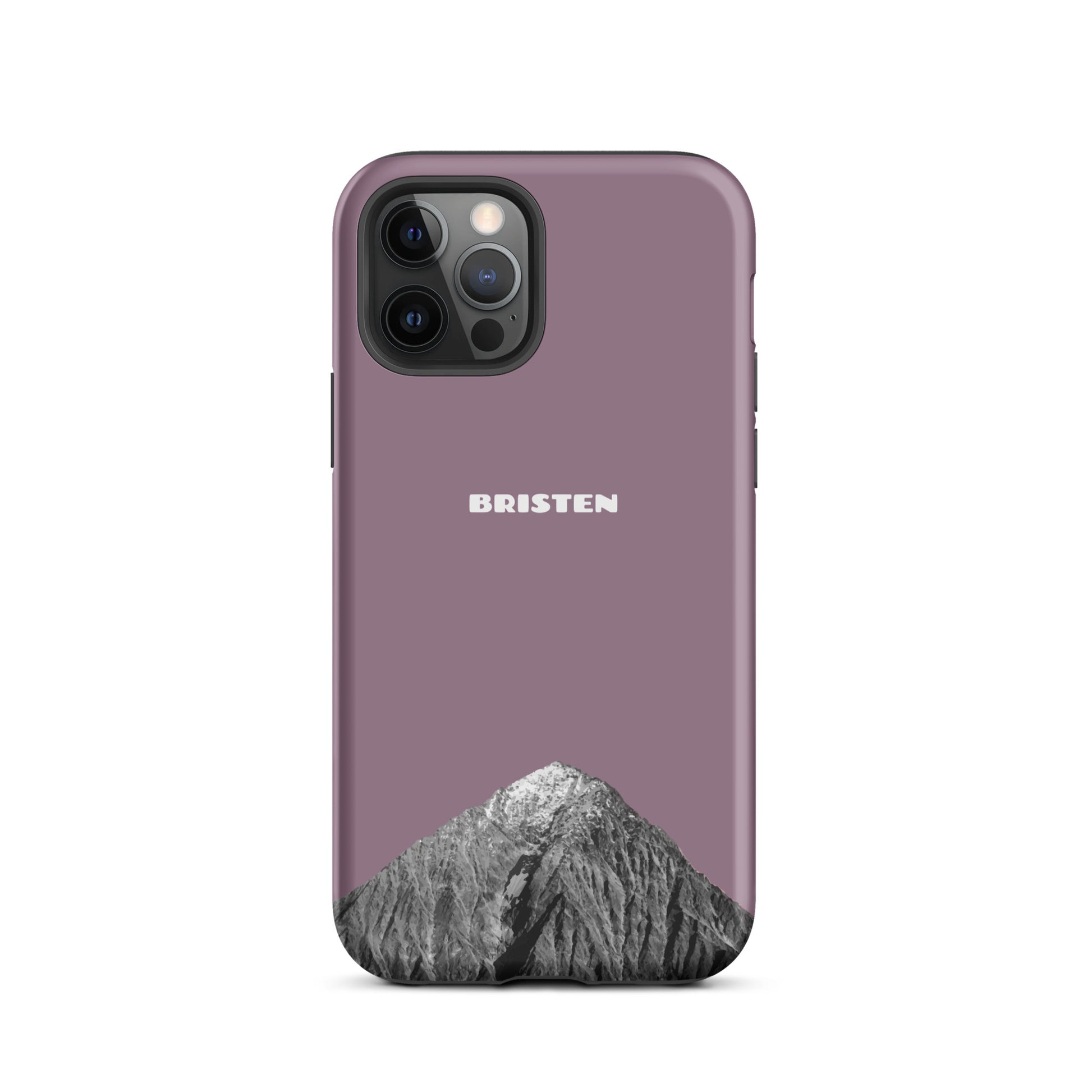 iPhone Case - Bristen - Pastellviolett für das Apple iPhone (Modell: Apple iPhone 12 Pro)