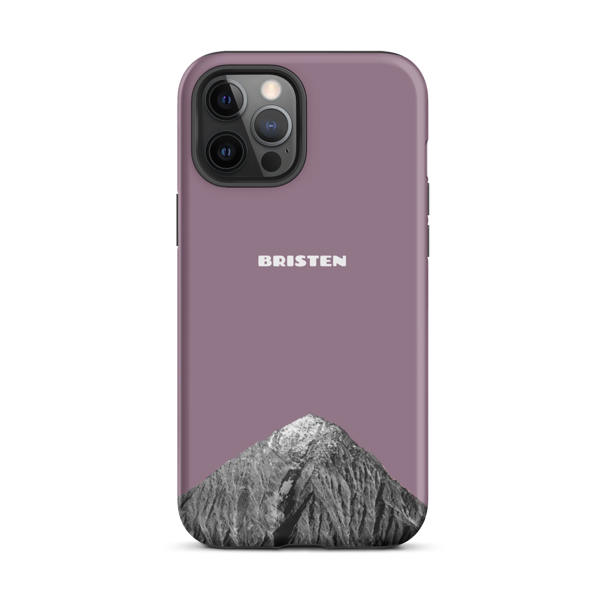 iPhone Case - Bristen - Pastellviolett für das Apple iPhone (Modell: Apple iPhone 12 Pro Max)