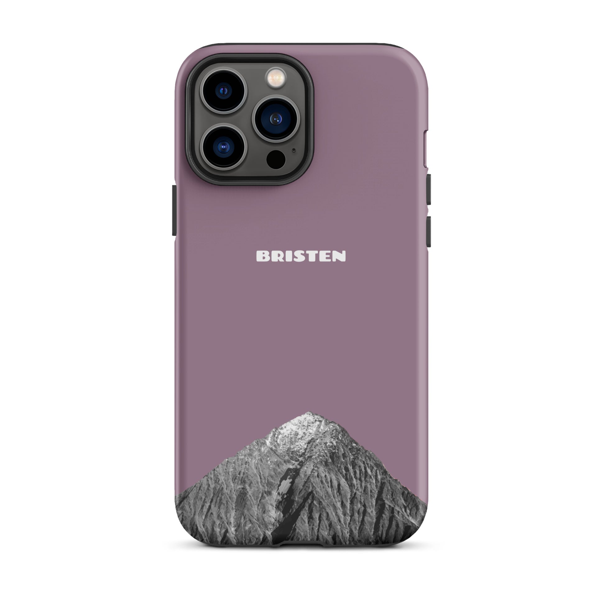 iPhone Case - Bristen - Pastellviolett für das Apple iPhone (Modell: Apple iPhone 13 Pro Max)